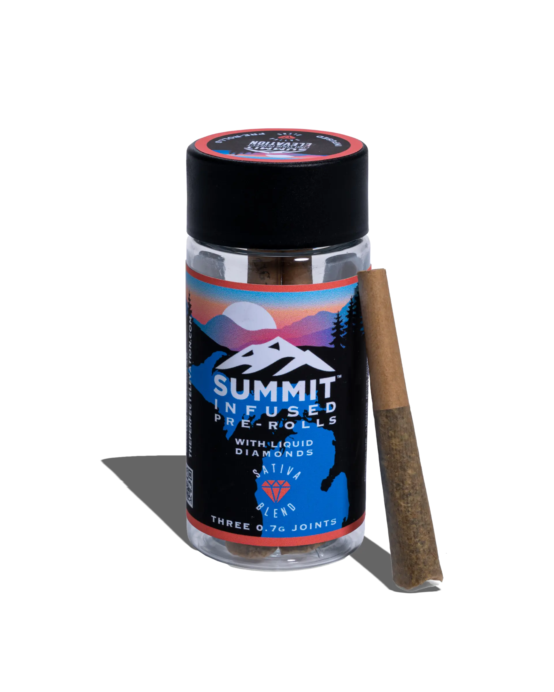 Sativa Liquid Diamond Infused Preroll 3-Pack