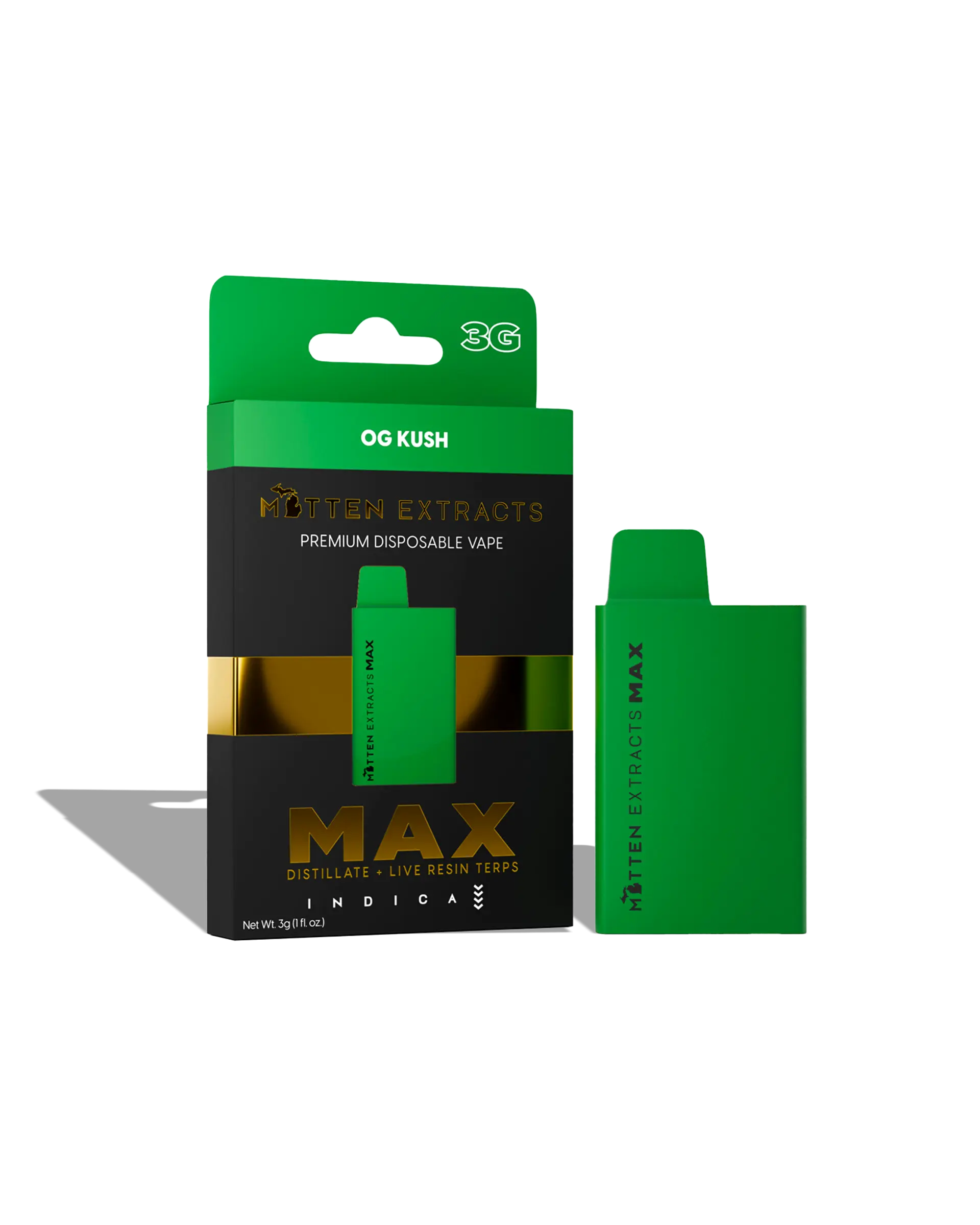 OG Kush Max Disposable Cart 3g