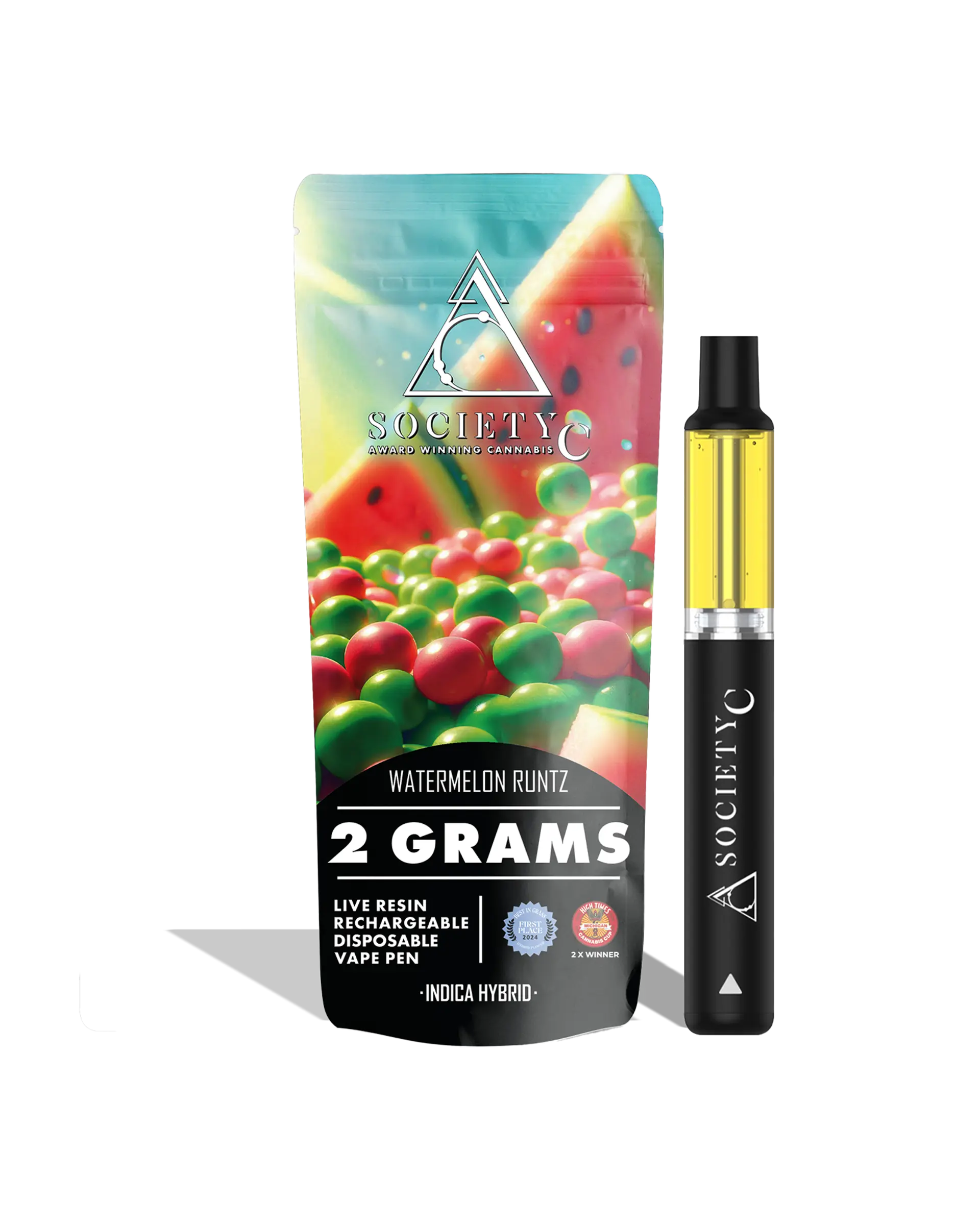 Watermelon Runtz Live Resin Disposable Cart 2g
