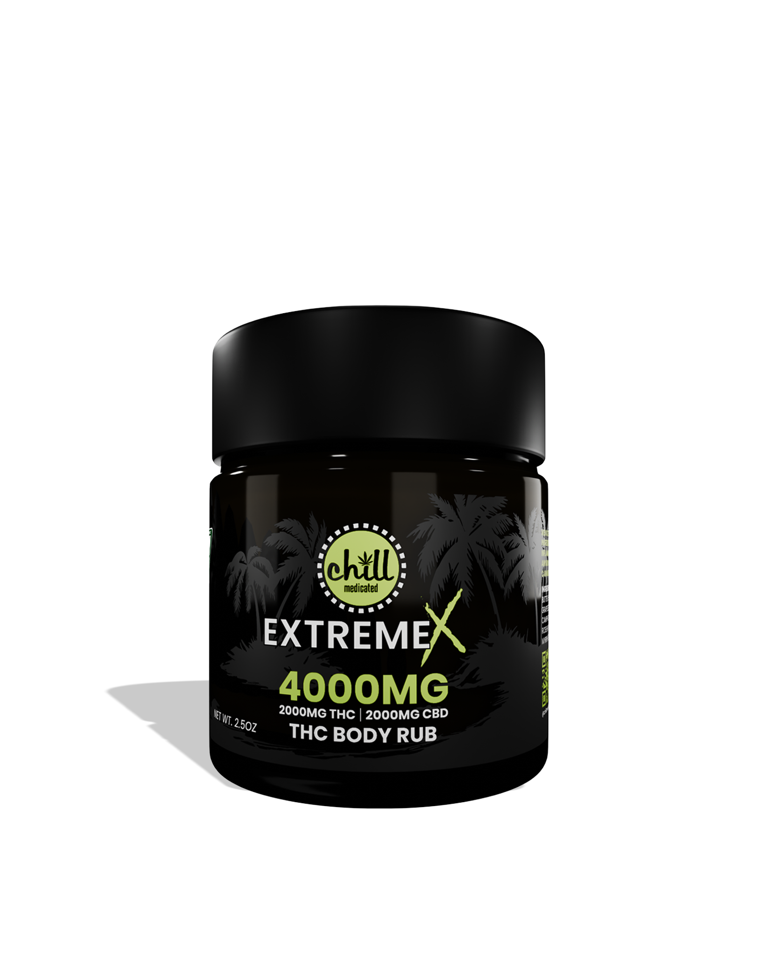 ExtremeX Body Rub 1:1 THC:CBD 2000mg, 1 of 1