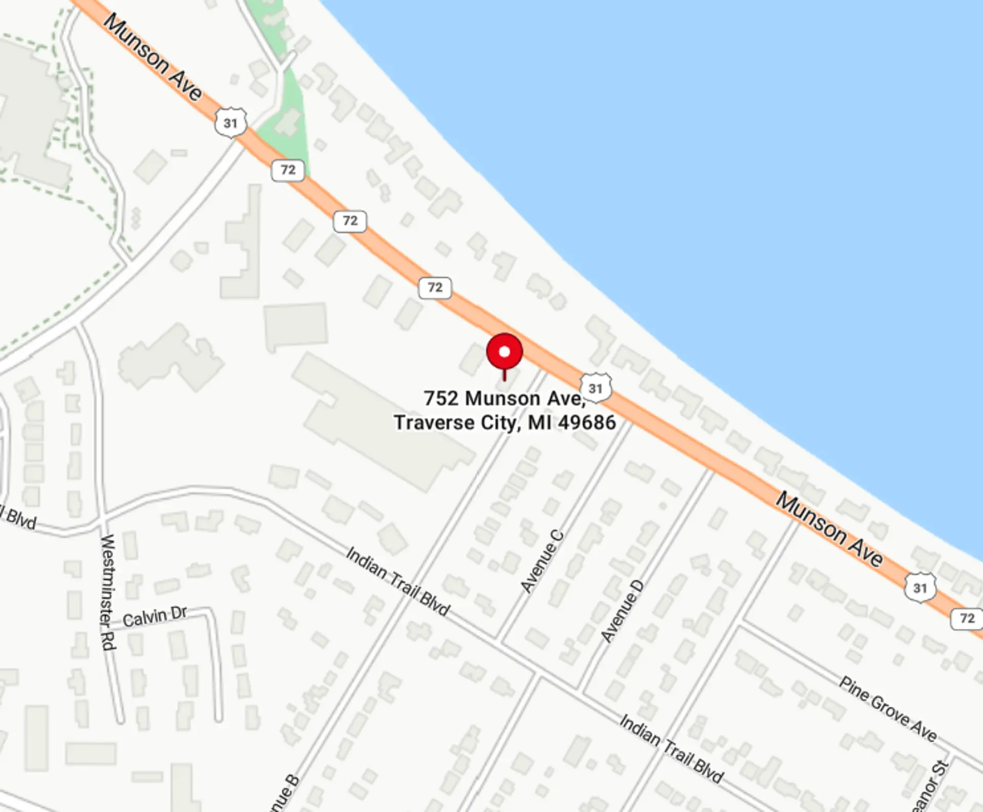 Location of Lume Cannabis dispensary in Traverse City, MI