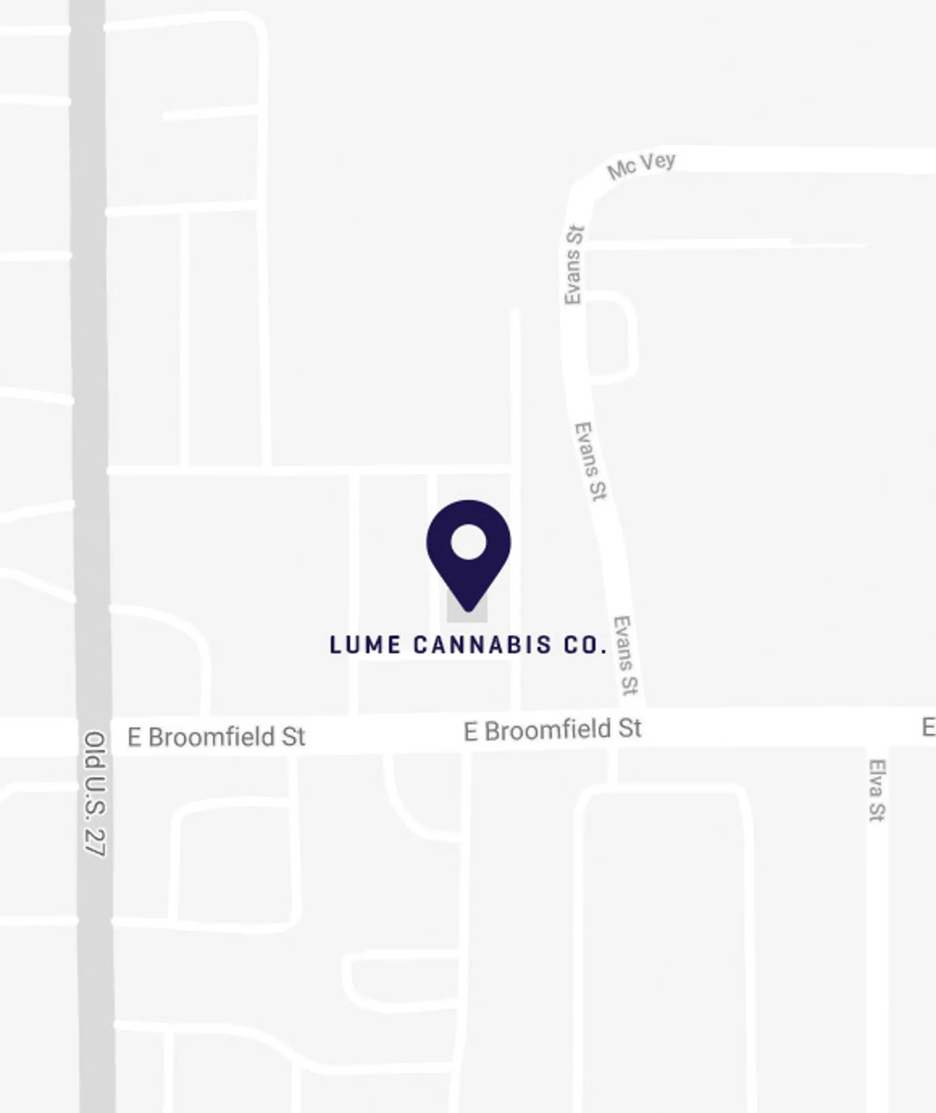 Location of Lume Cannabis Dispensary in Mt Pleasant (Broomfield), MI