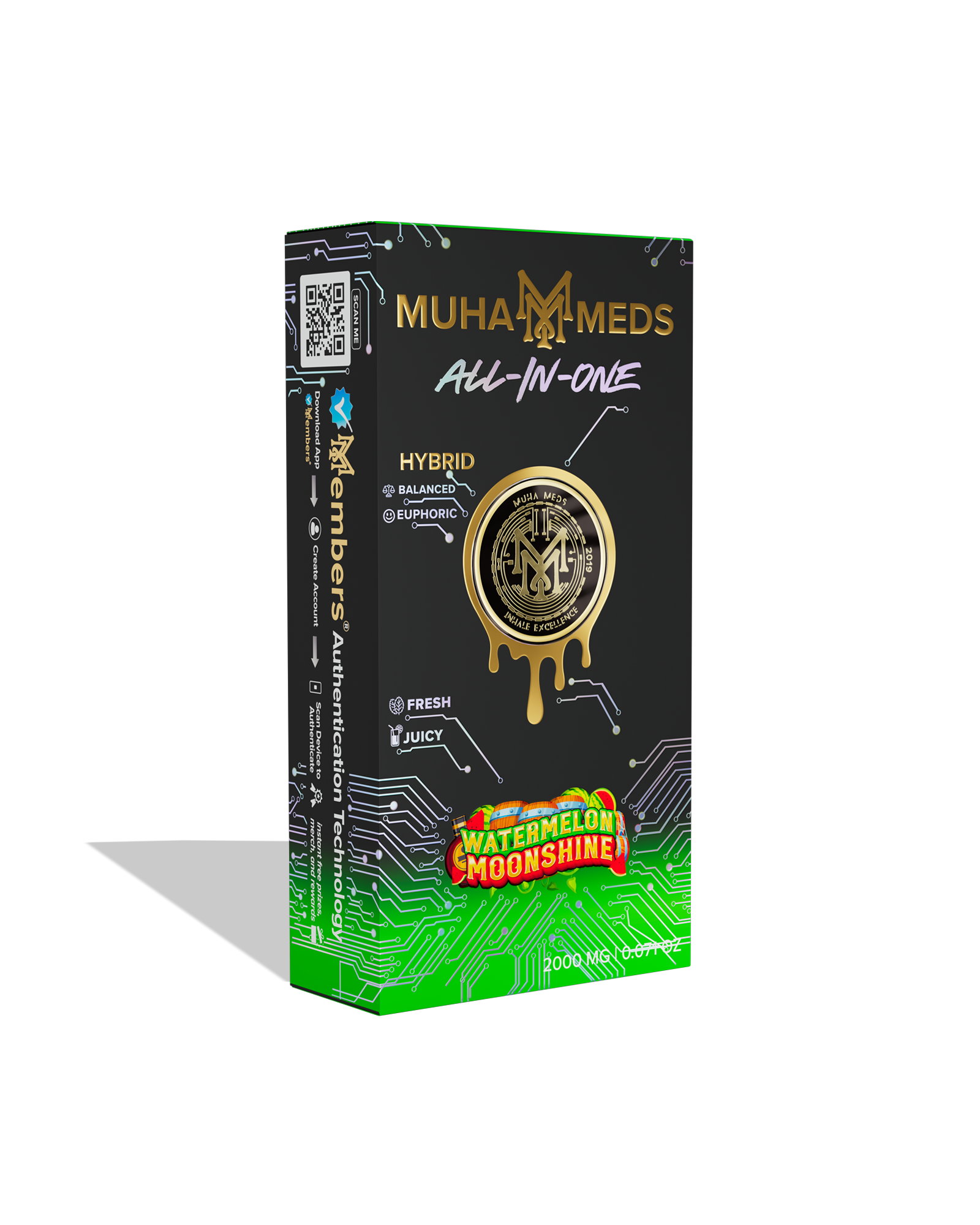 Watermelon Moonshine Disposable Cart 2g, 1 of 1