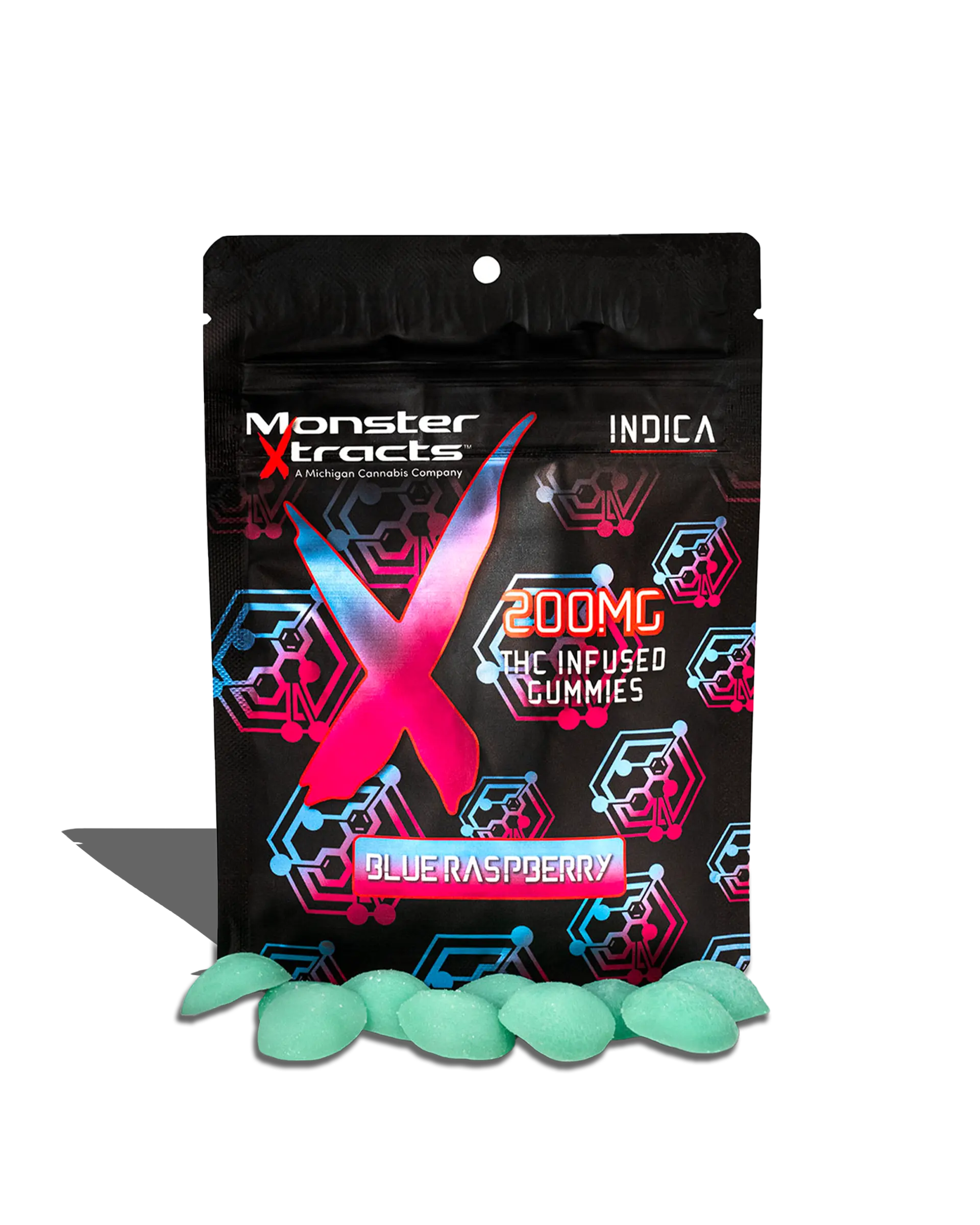 Blue Raspberry Gummies 10x20mg