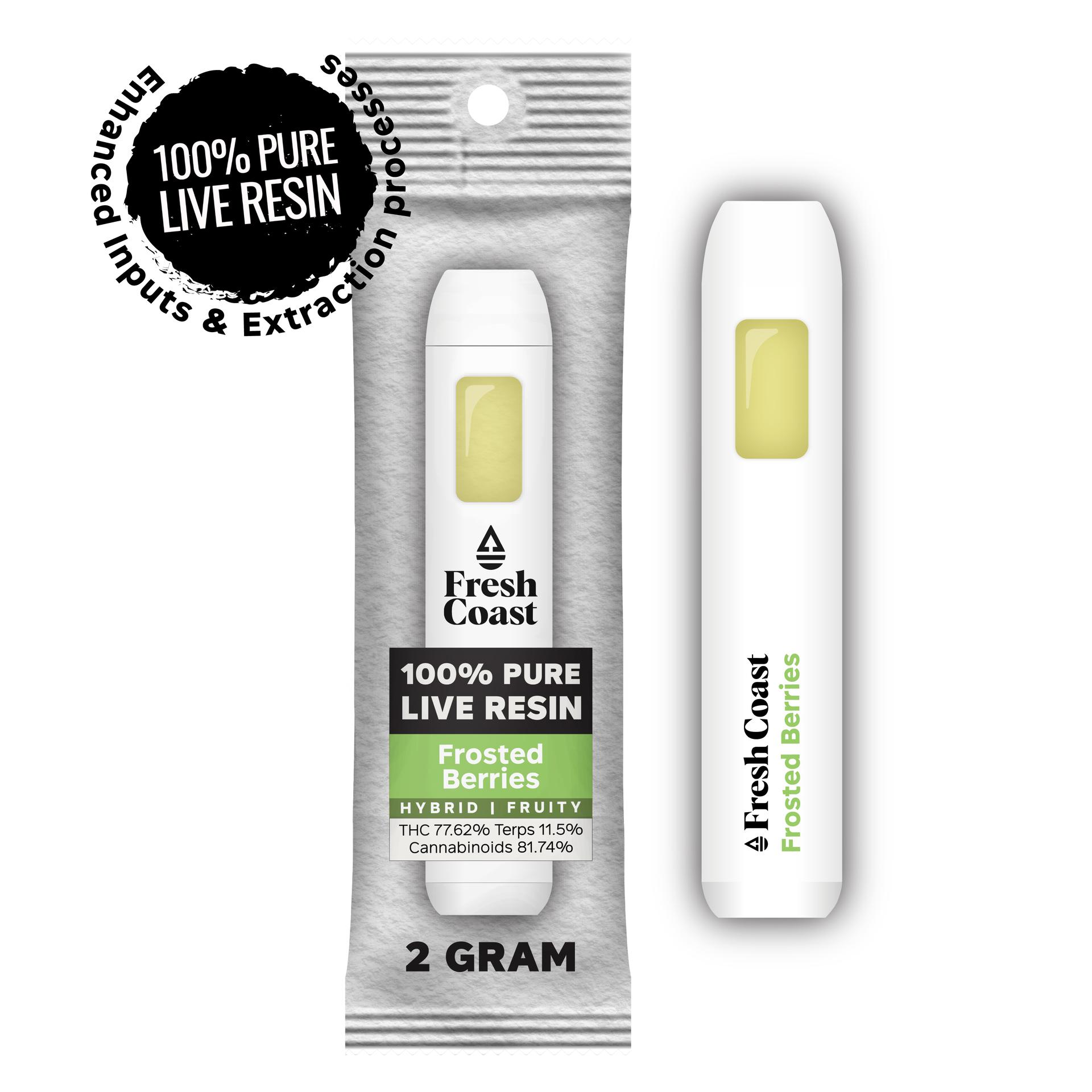 Frosted Berries Live Resin Disposable Cart 2g