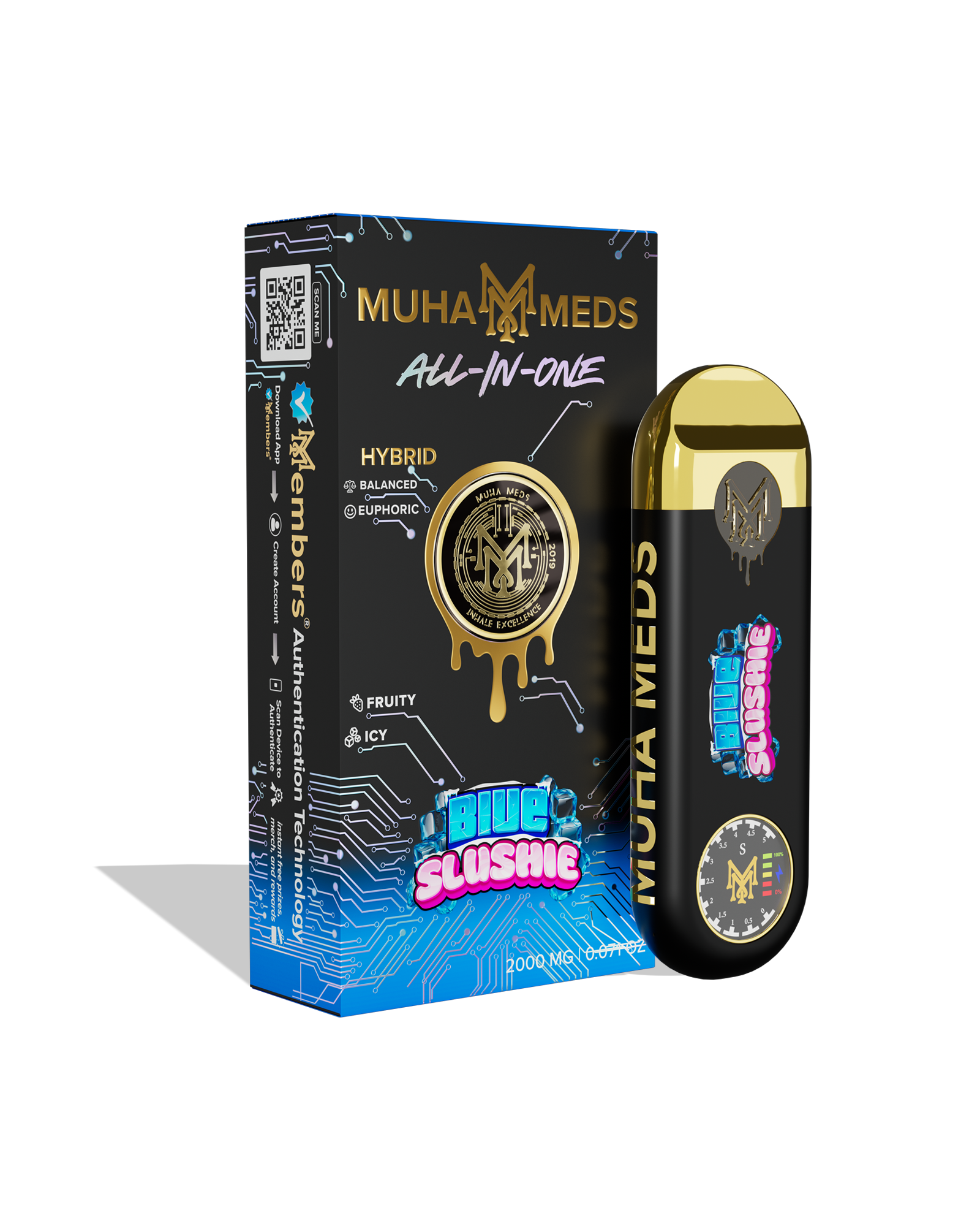 Blue Slushie Disposable Cart 2g, 1 of 1