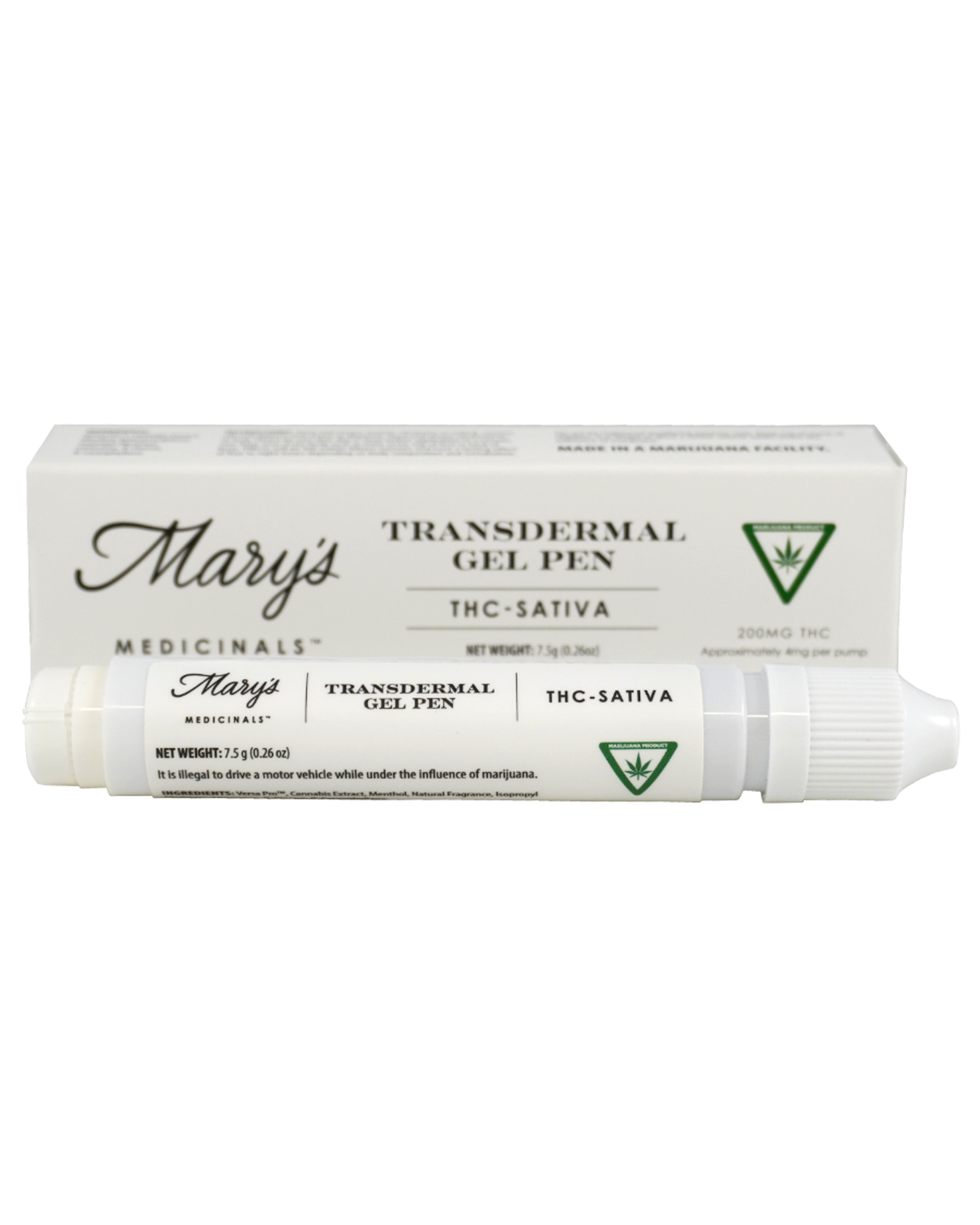 Transdermal Sativa Gel Pen 200mg