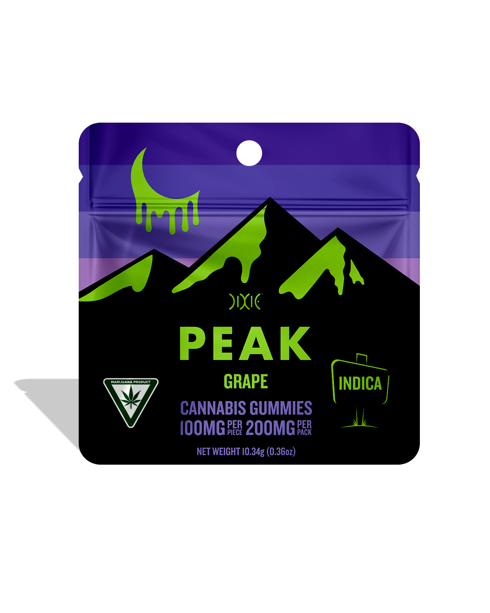 Grape Peak Gummies 2x100mg, 1 of 1