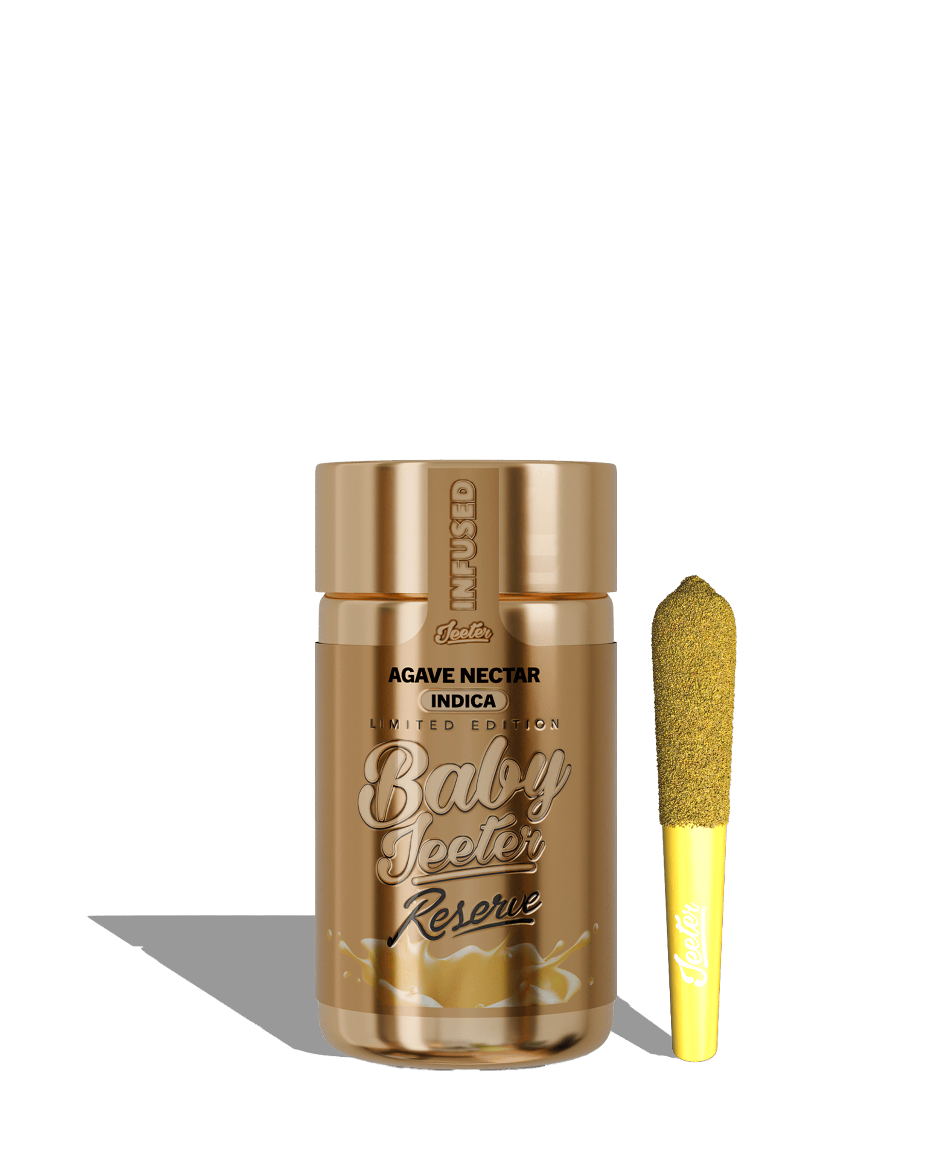 Live Rosin Enhanced Baby Jeeter Agave Nectar Infused Preroll 5-pack