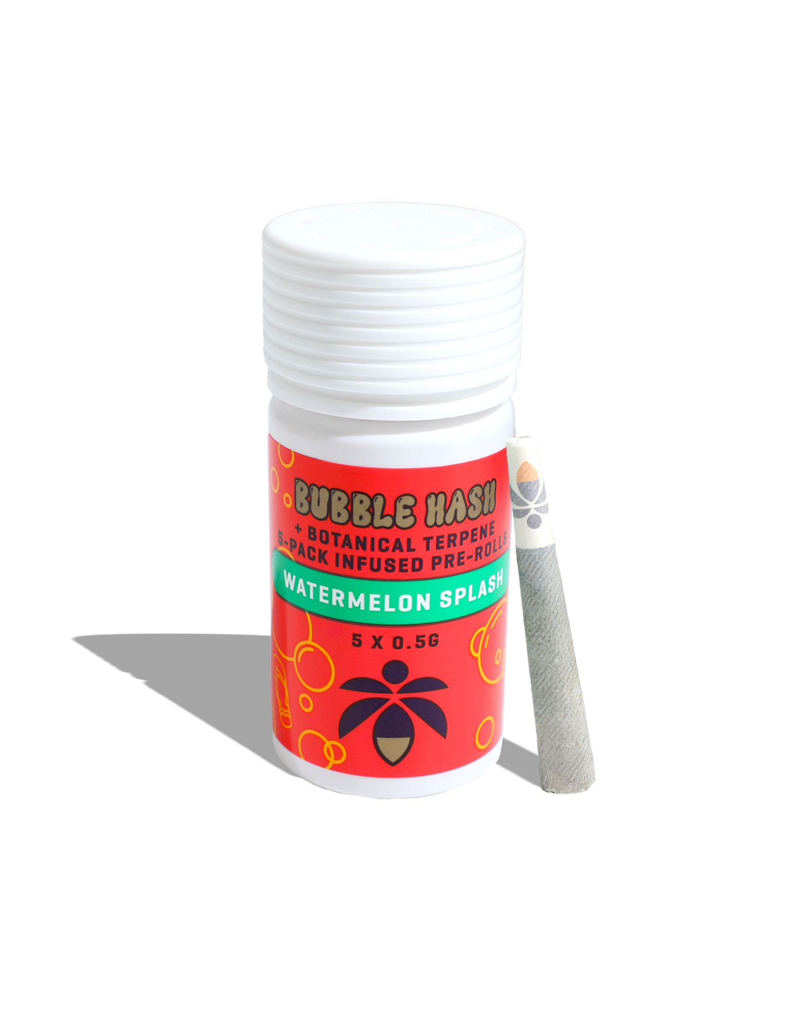 Watermelon Splash Bubble Hash Infused Preroll 5-pack, 1 of 1