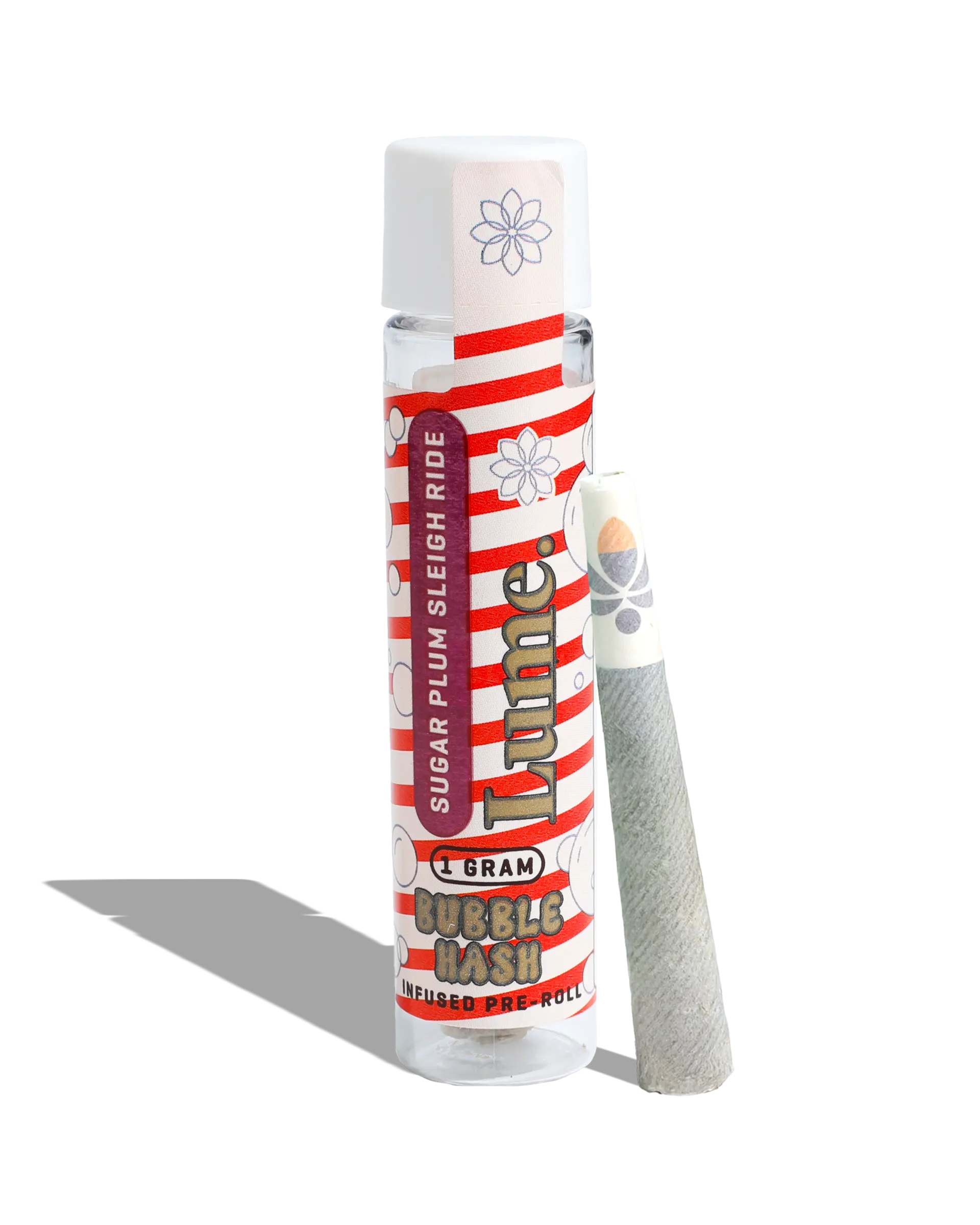 Sugar Plum Sleigh Ride Bubble Hash Infused Preroll 1g