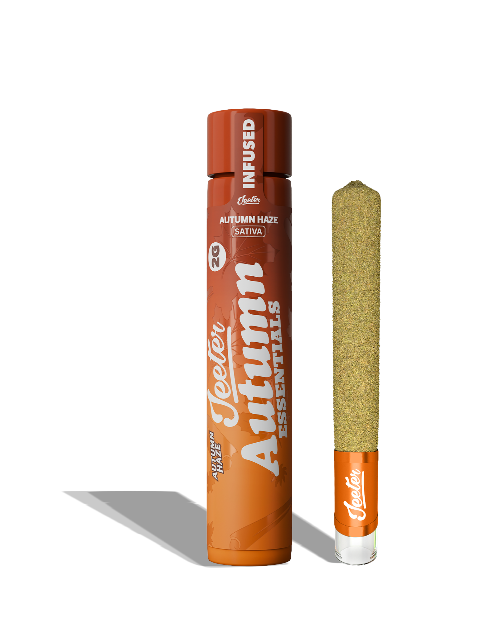 Live Rosin Enhanced Jeeter XL Autumn Haze Infused Preroll 2g, 1 of 1