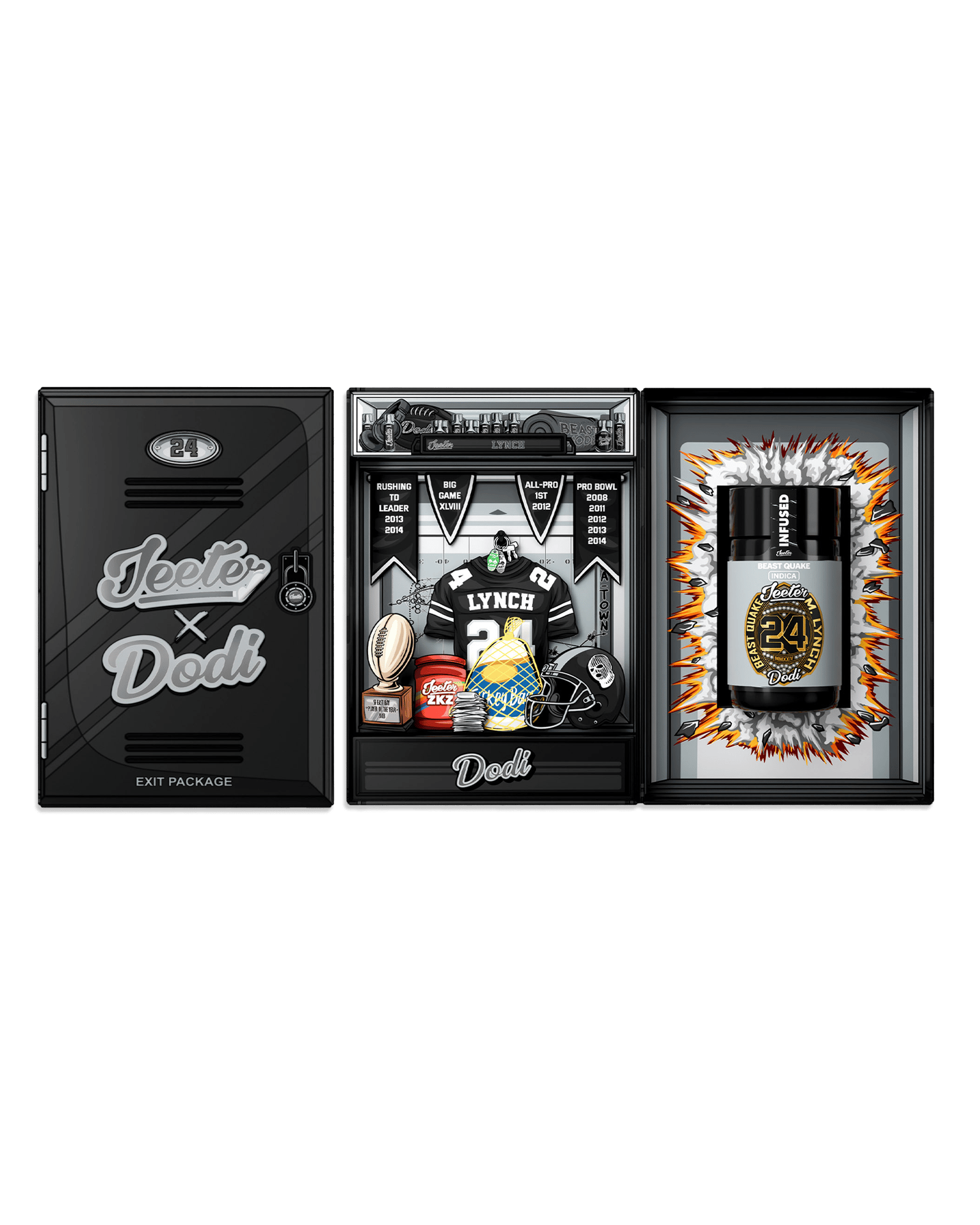 Gameday Limited Drop - Baby Jeeter Beast Quake Infused Preroll 5-pack