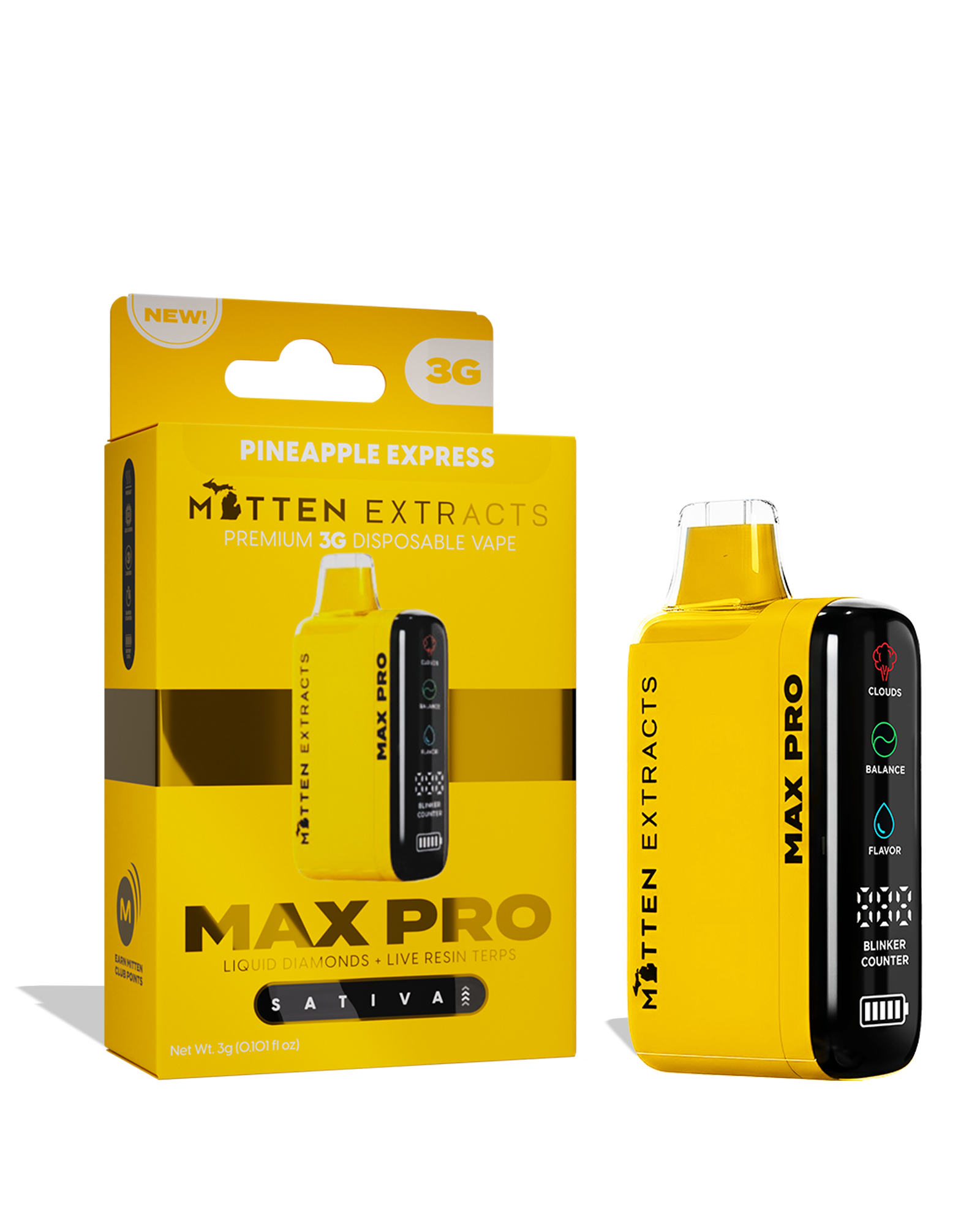 Pineapple Express Max Pro Disposable Cart 3g, 1 of 1
