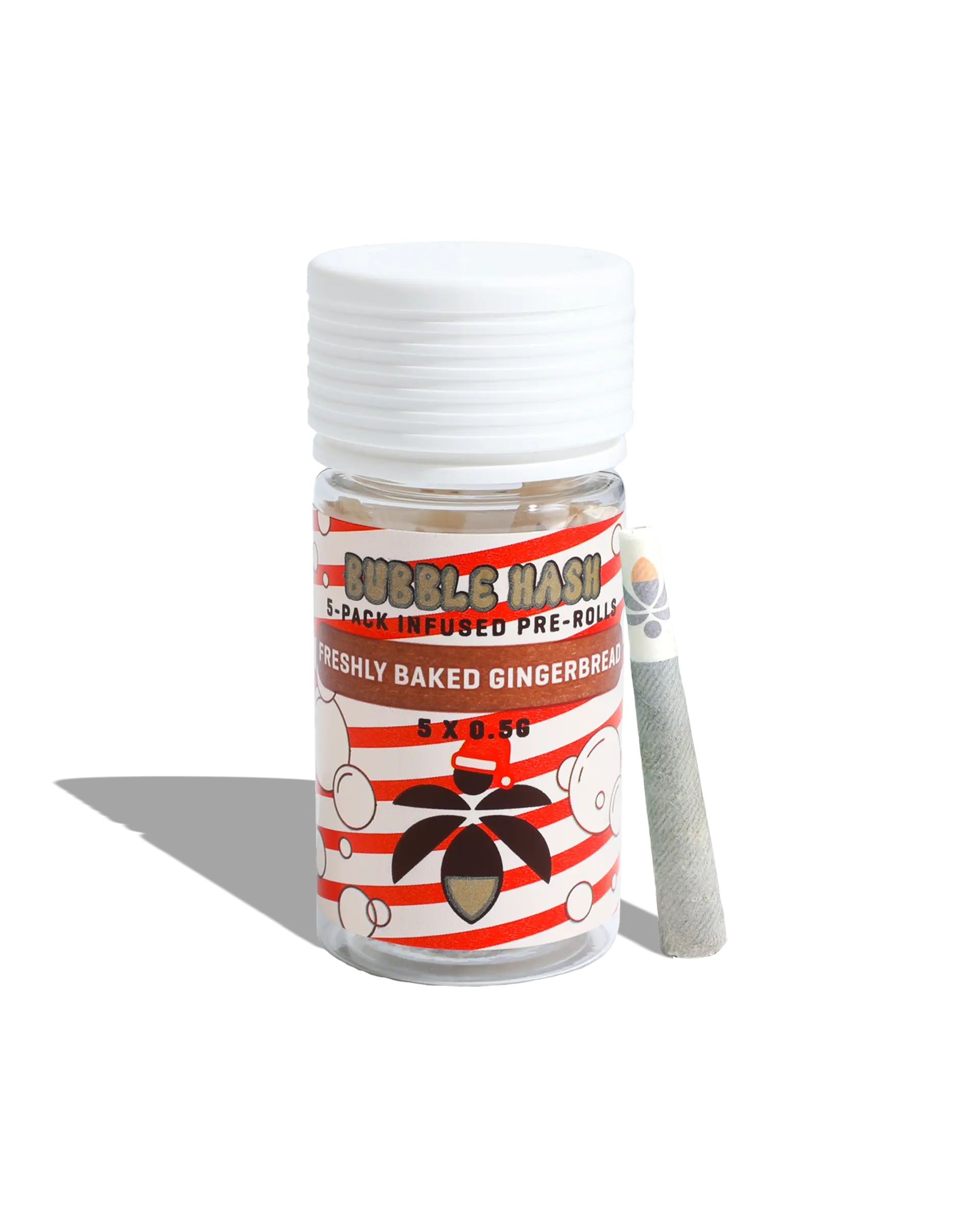 Freshly Baked Gingerbread Bubble Hash Infused Preroll 5-pack