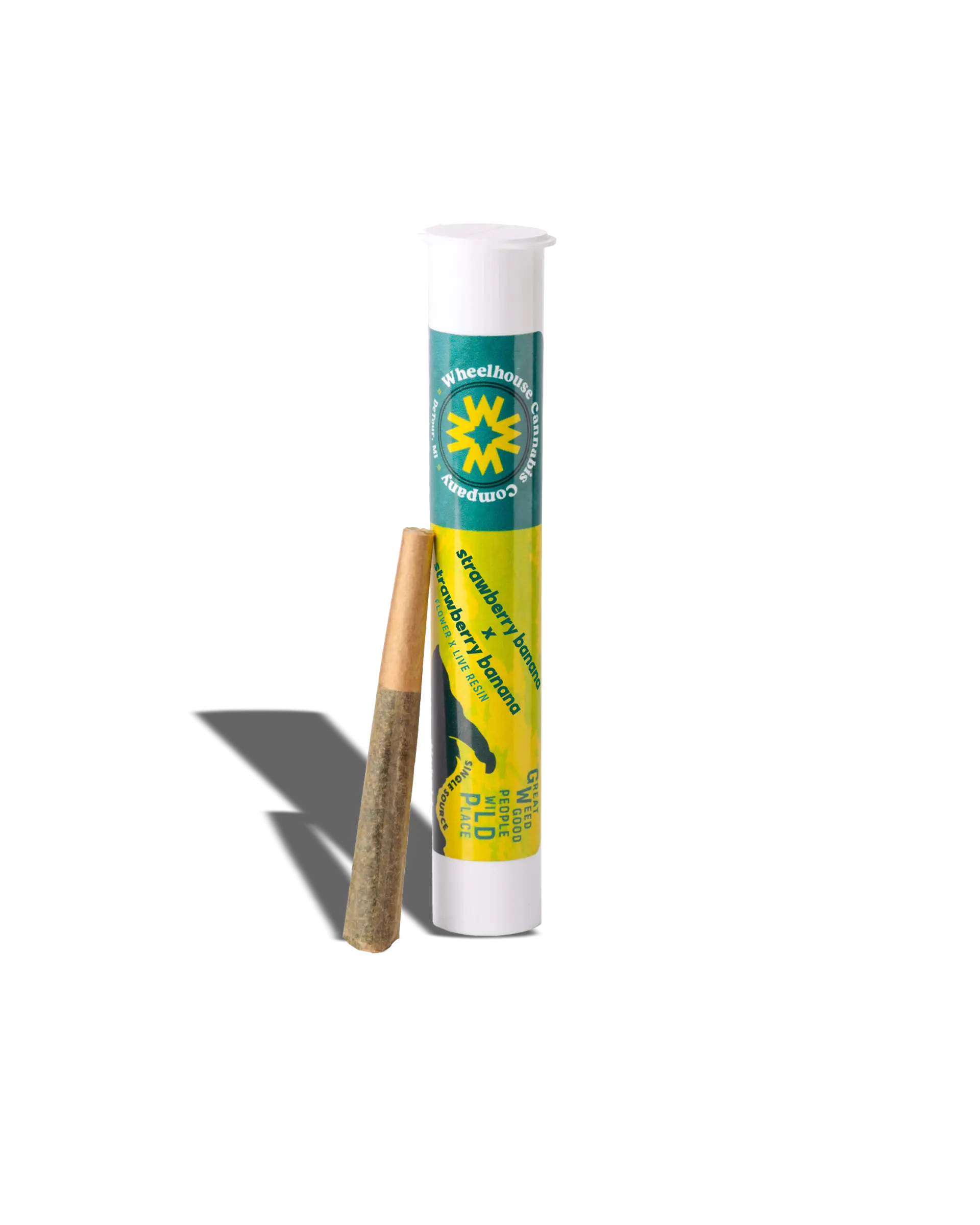 Strawberry Banana X Strawberry Banana Live Resin Infused Preroll 1g