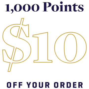 Earn 1,000 Points, Get $10 Off