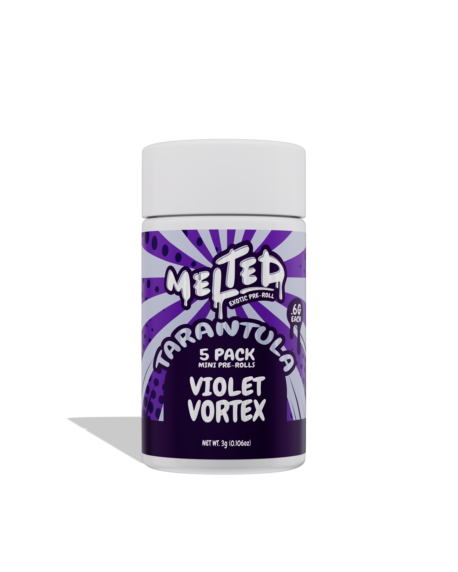 Violet Vortex Tarantula Infused Preroll 5-pack, 1 of 1