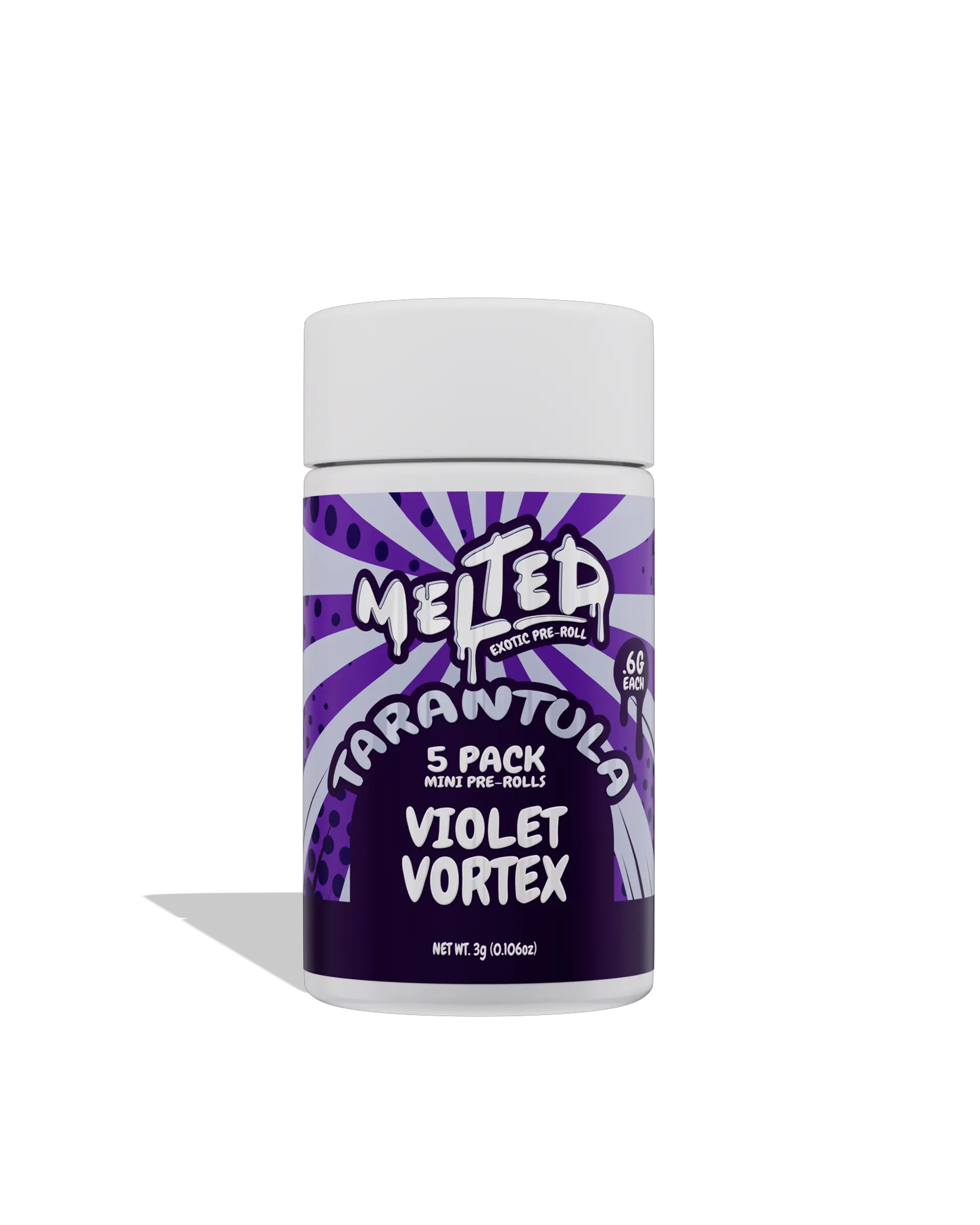 Violet Vortex Tarantula Infused Preroll 5-pack