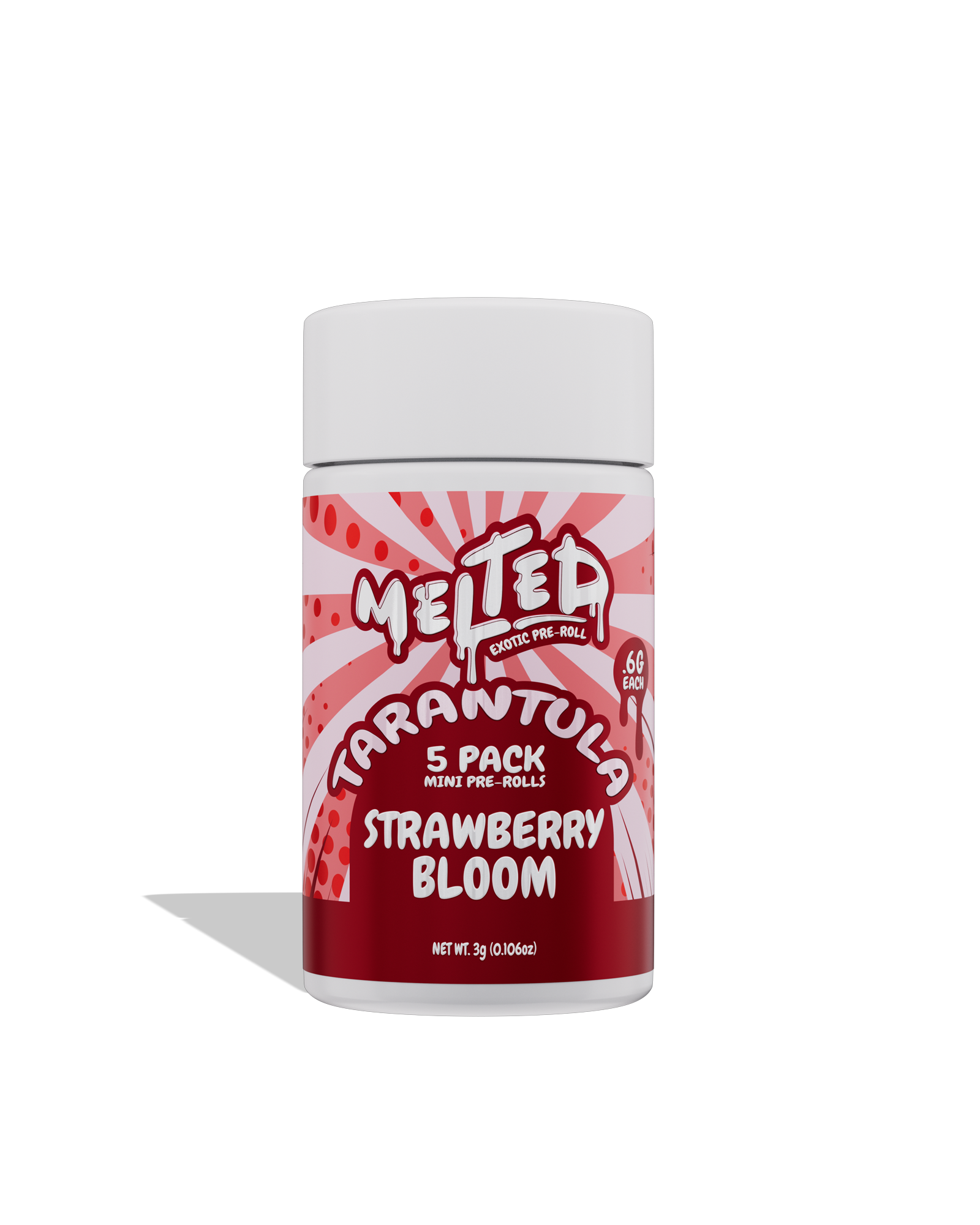 Strawberry Bloom Tarantula Infused Preroll 5-pack, 1 of 1