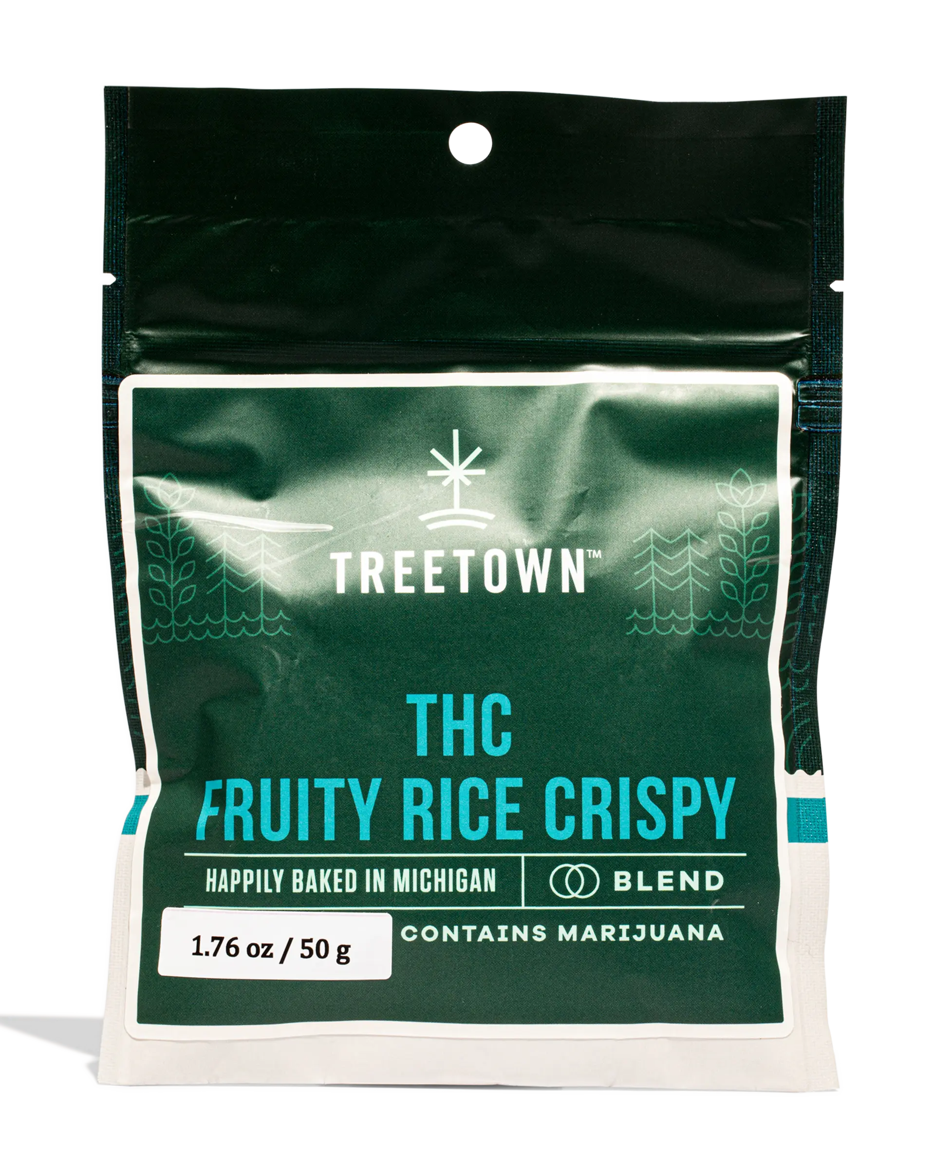 Fruity Rice Crispy Square 100mg, 1 of 3