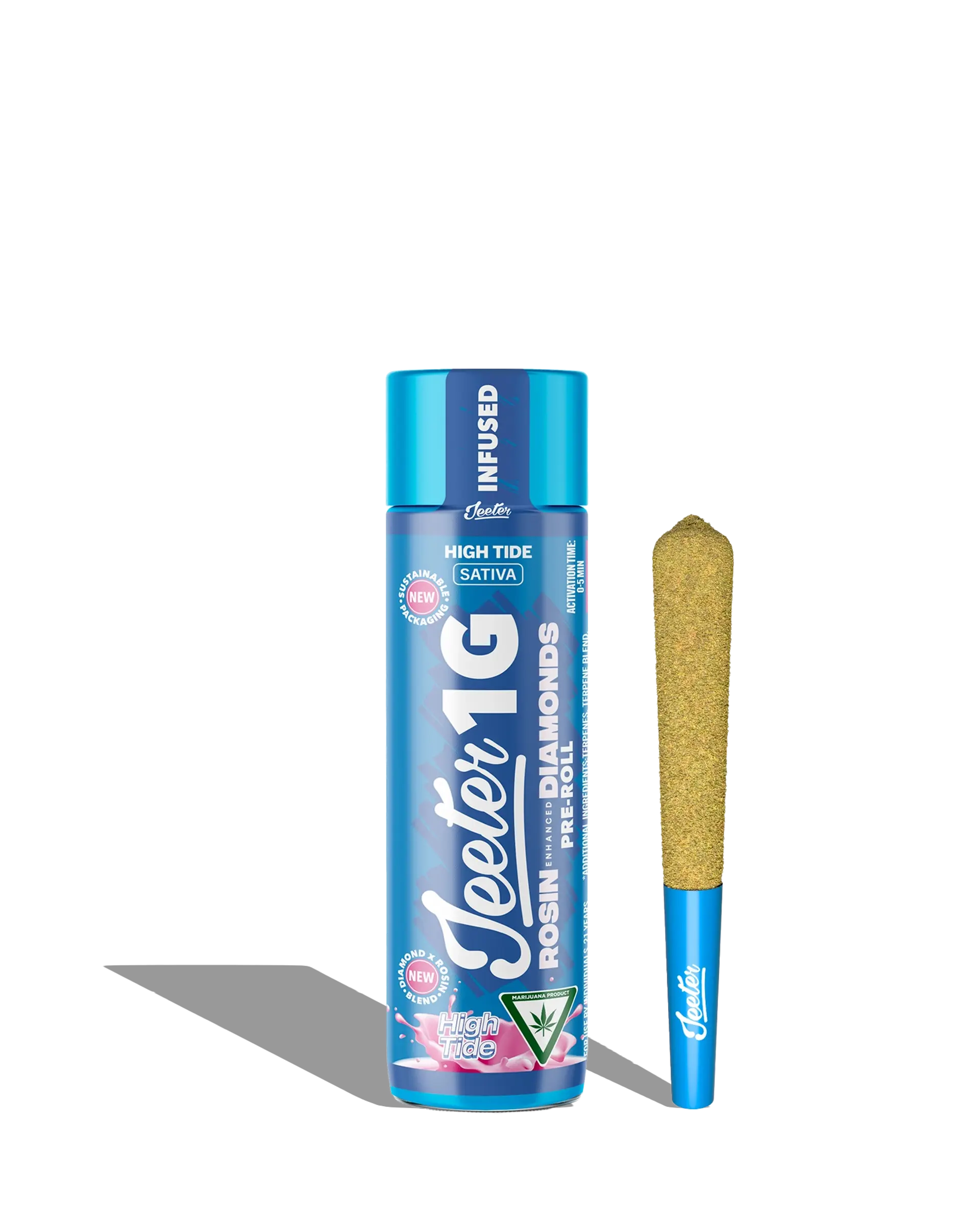 Live Rosin Enhanced Jeeter High Tide Infused Preroll 1g