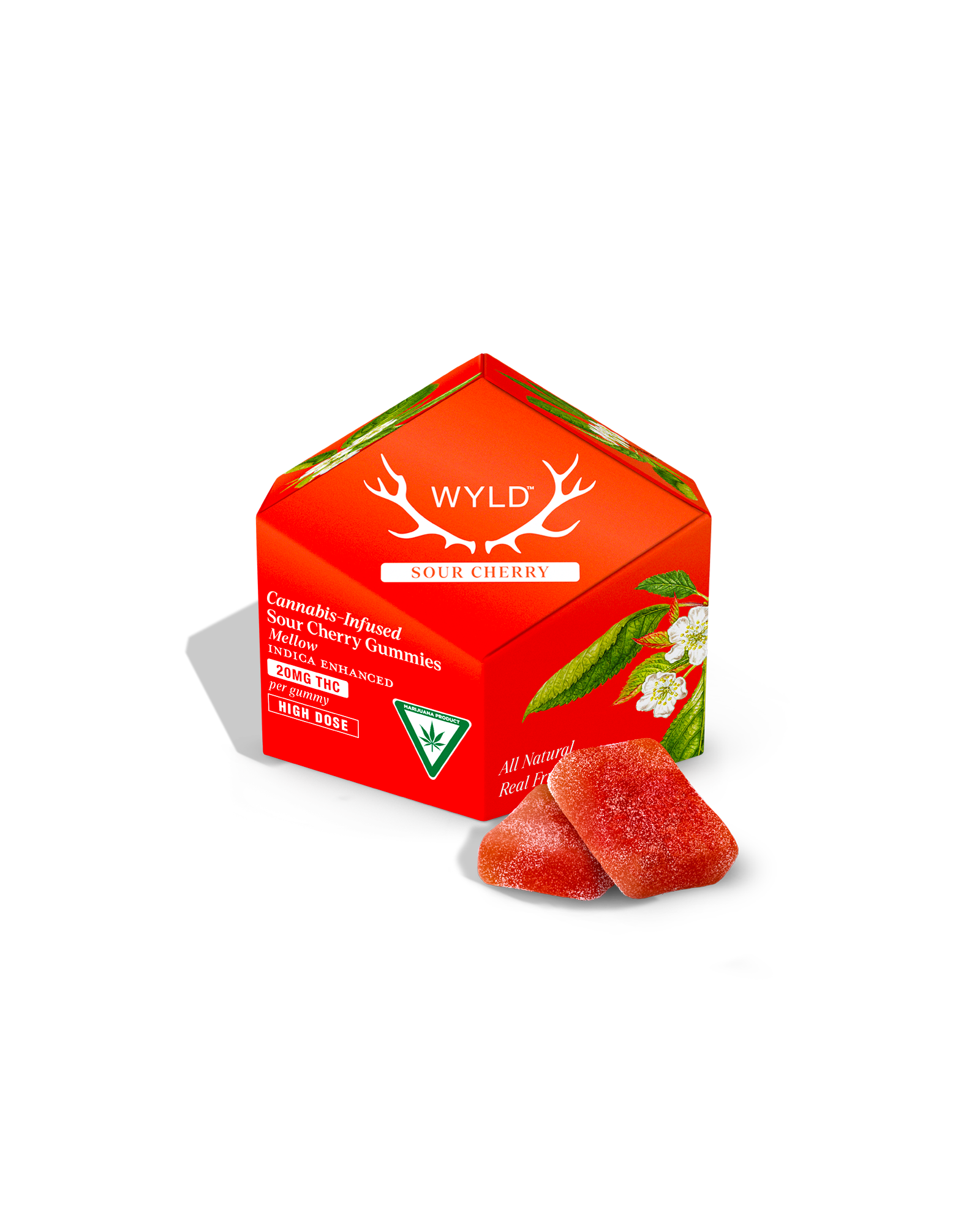 Sour Cherry Gummies 10x20mg, 1 of 1