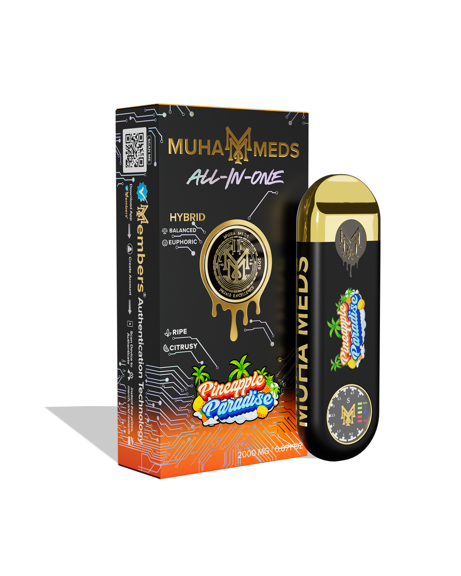 Pineapple Paradise Disposable Cart 2g, 1 of 1