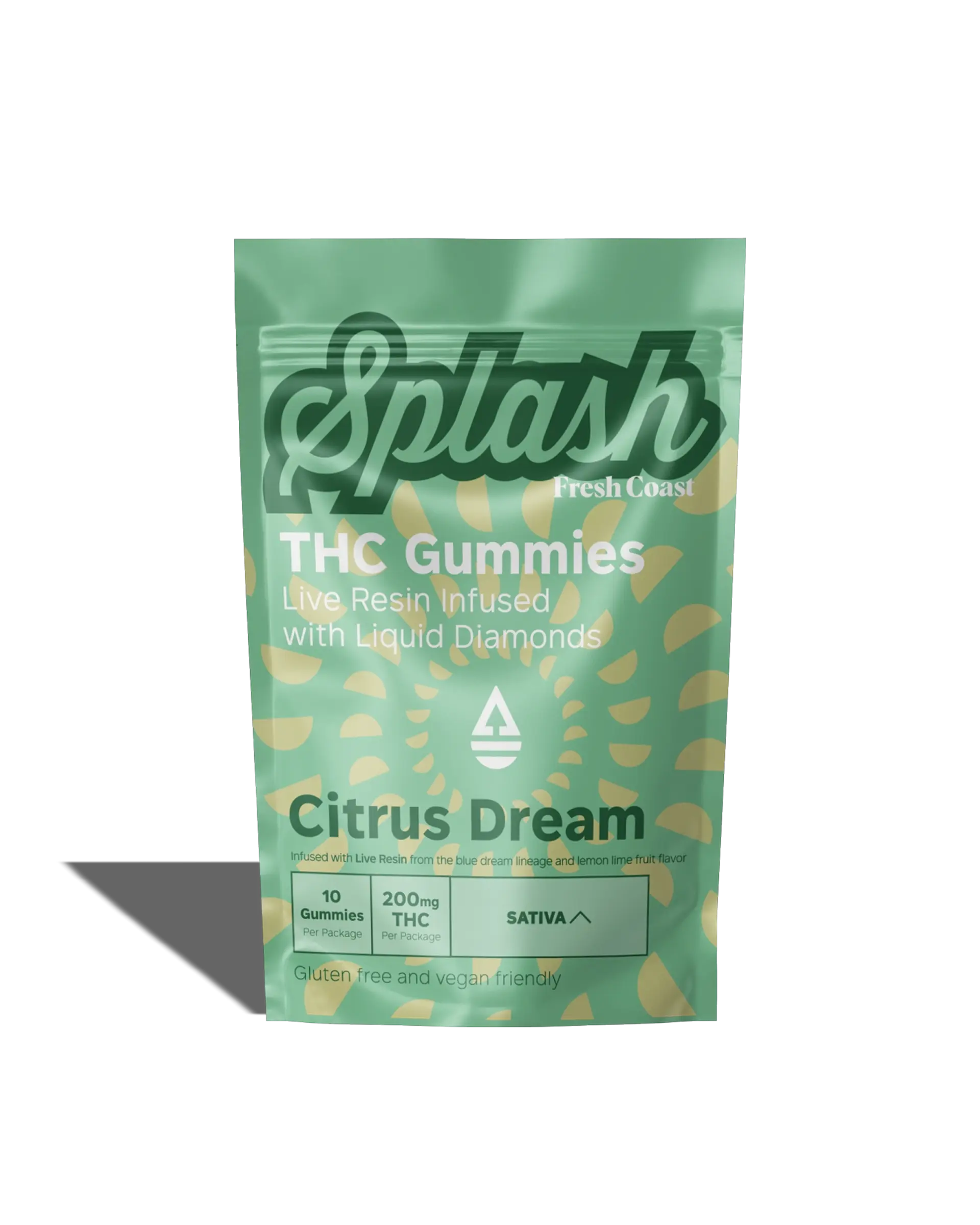 Lemon Lime + Citrus Dream Live Resin Infused Gummies 10x20mg