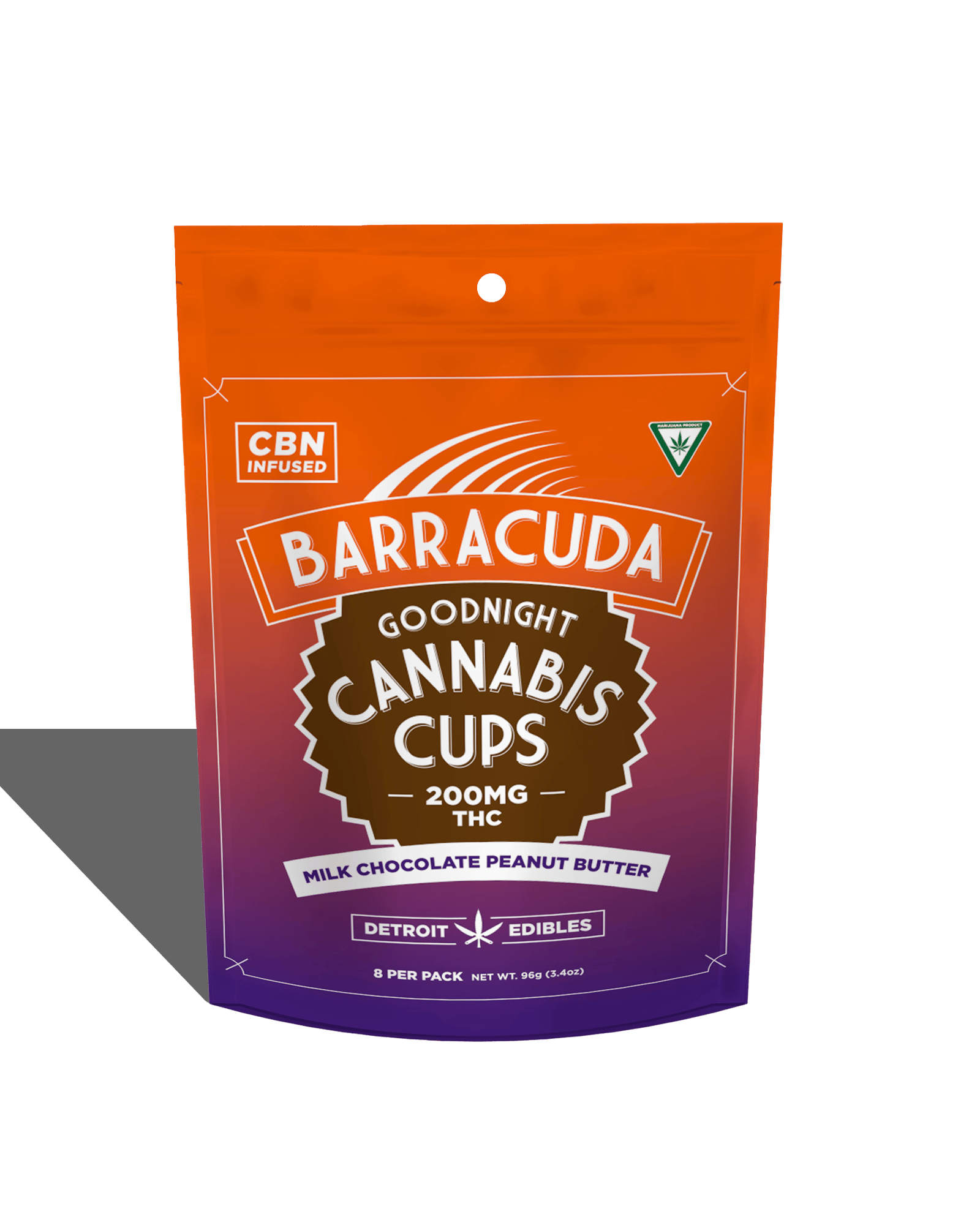 Barracuda Milk Chocolate Goodnight Peanut Butter Cup 8x25mg