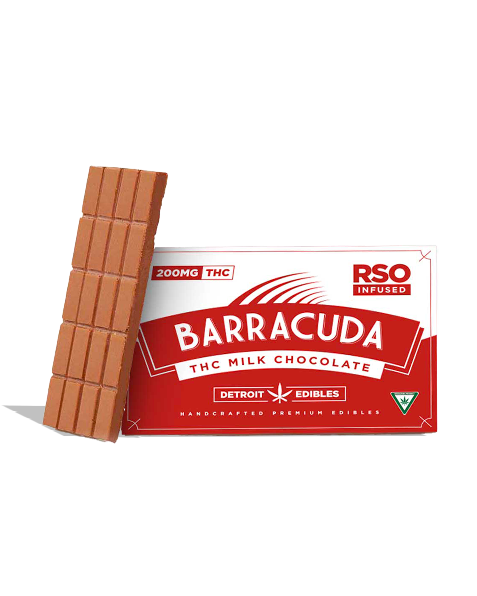 RSO Milk Chocolate Barracuda Bar 200mg, 1 of 1