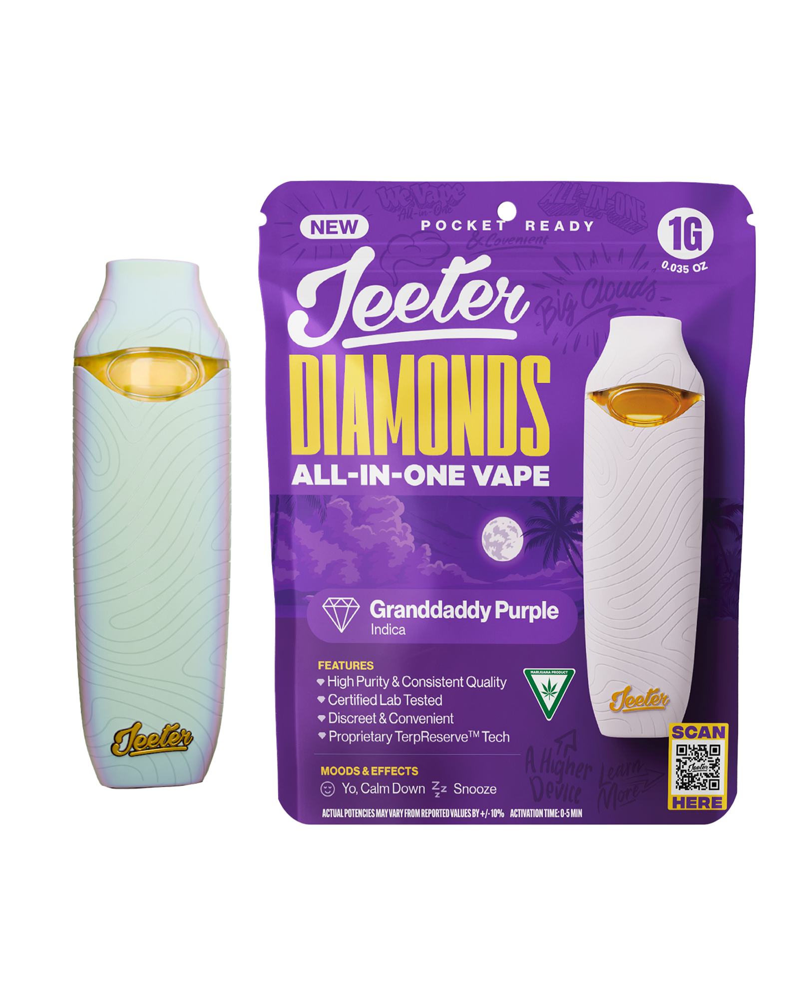 Granddaddy Purp Disposable Cart 1g, 1 of 1