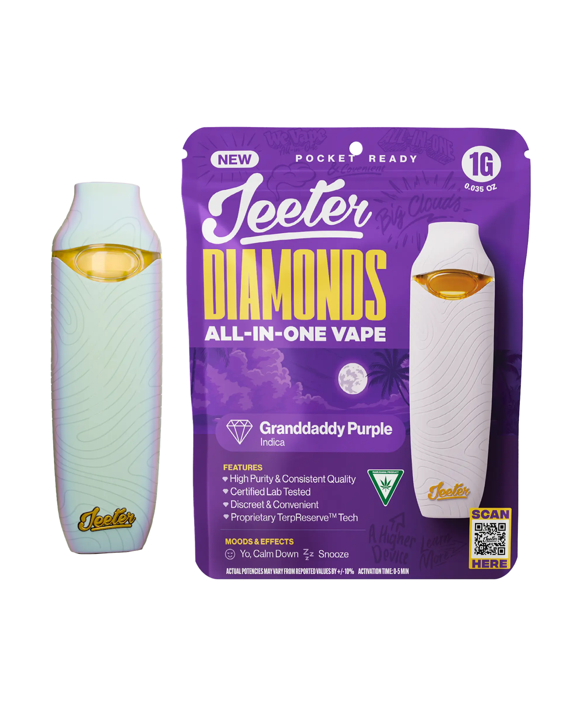 Granddaddy Purp Disposable Cart 1g