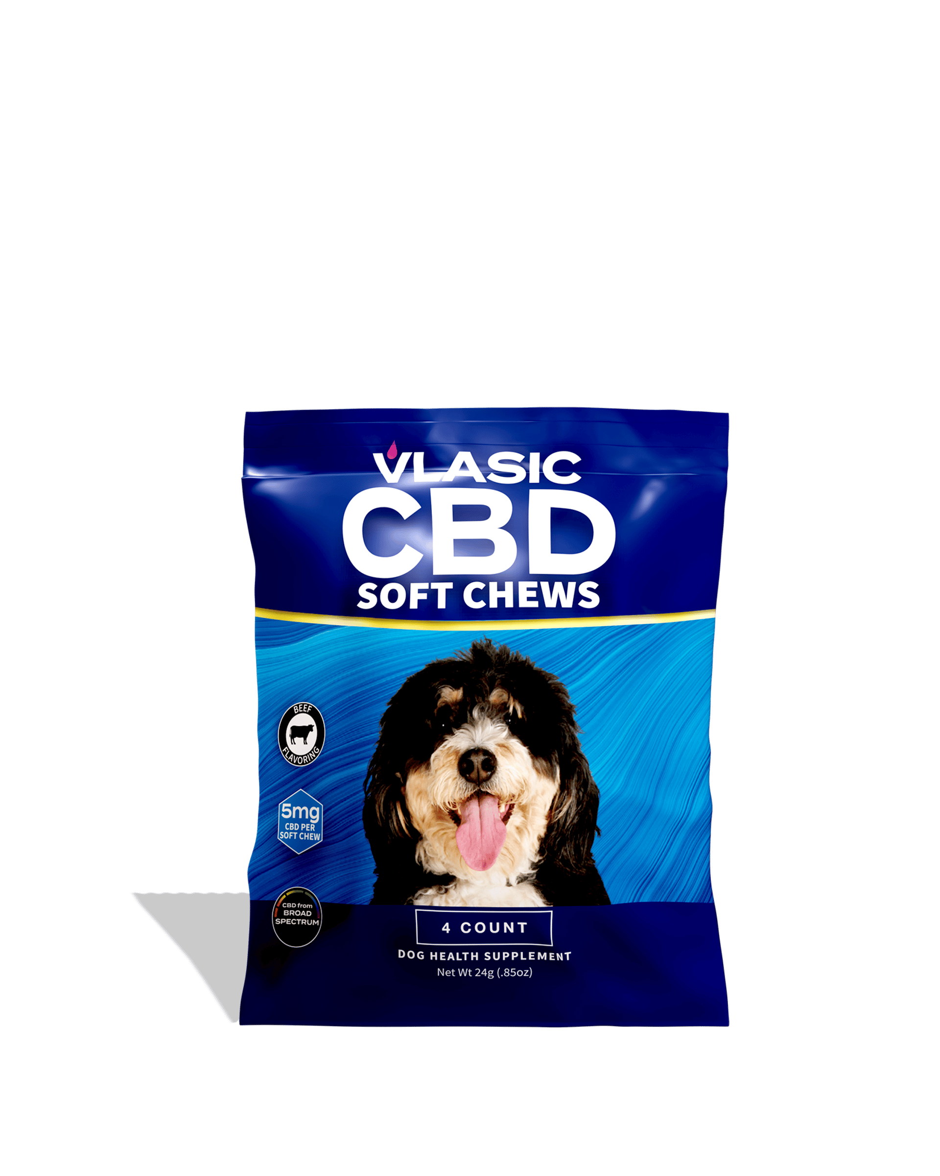 Beef CBD Dog Chews 4-pack