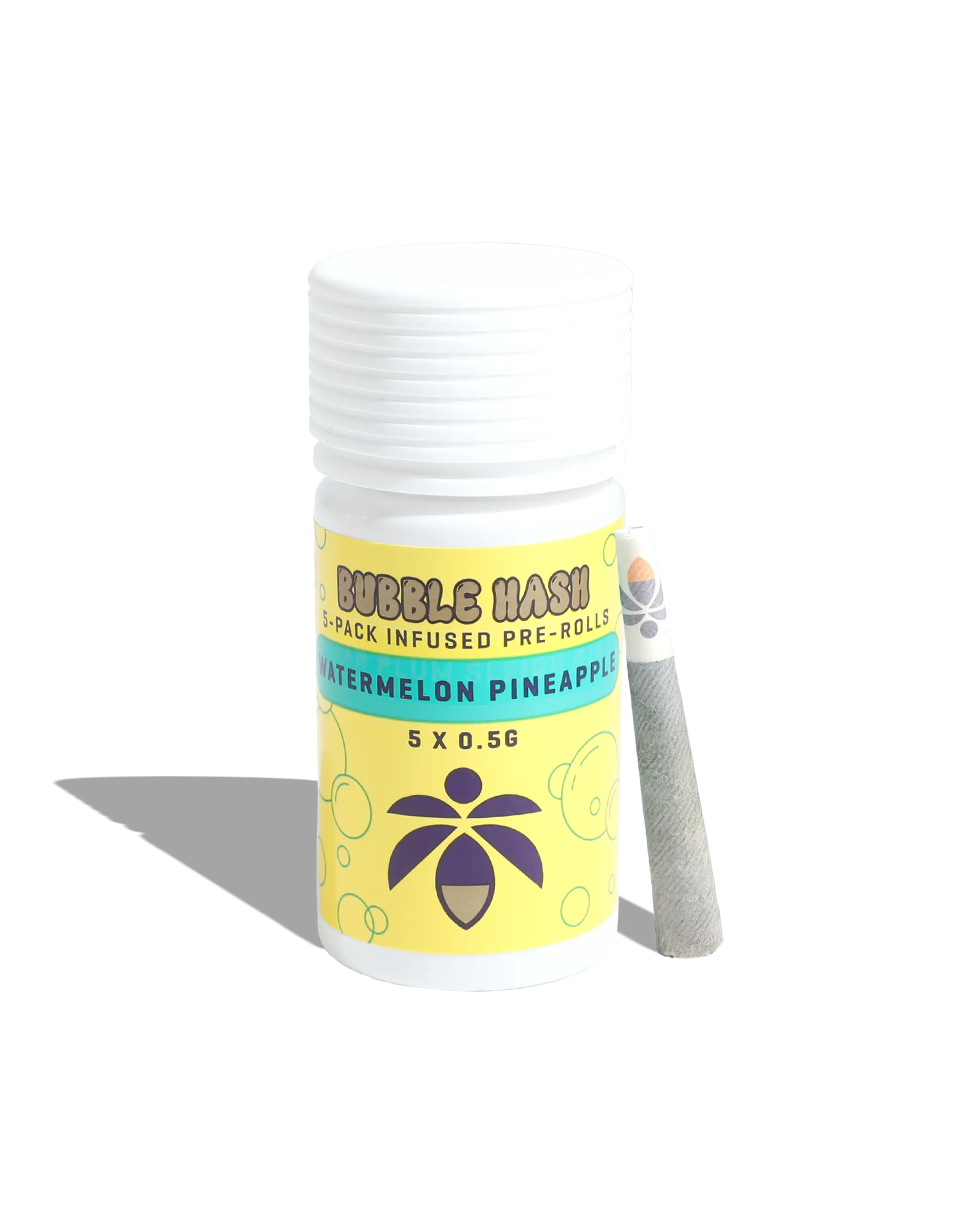Watermelon Pineapple Bubble Hash Infused Preroll 5-pack