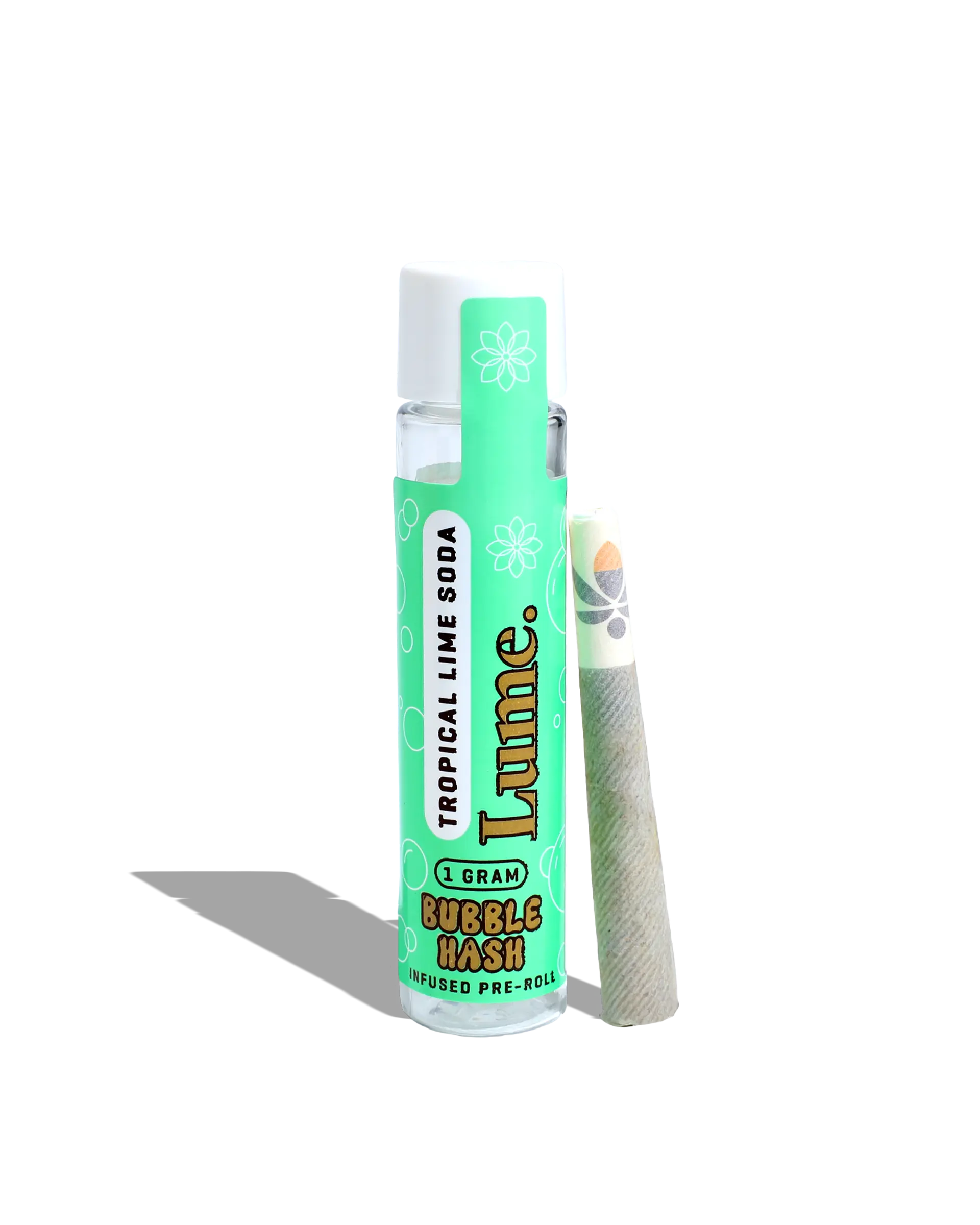 Tropical Lime Soda Bubble Hash Infused Preroll 1g