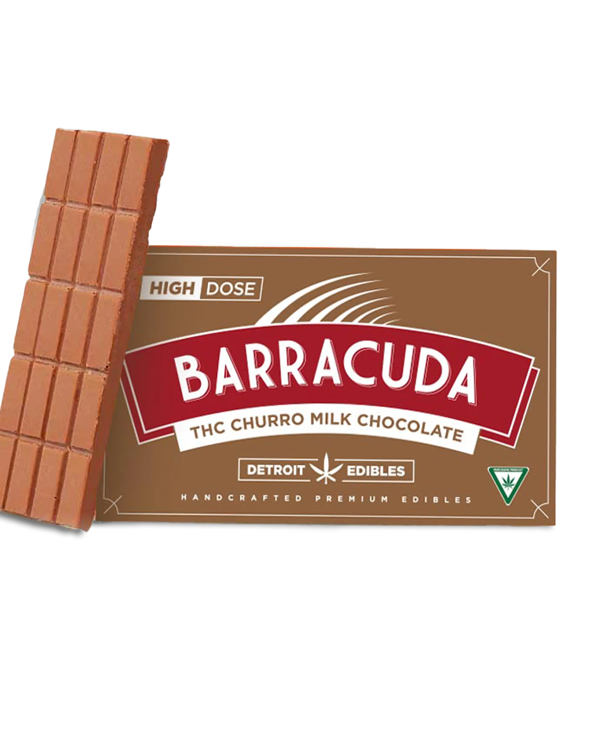 Churro Milk Chocolate Barracuda Bar 200mg, 1 of 1