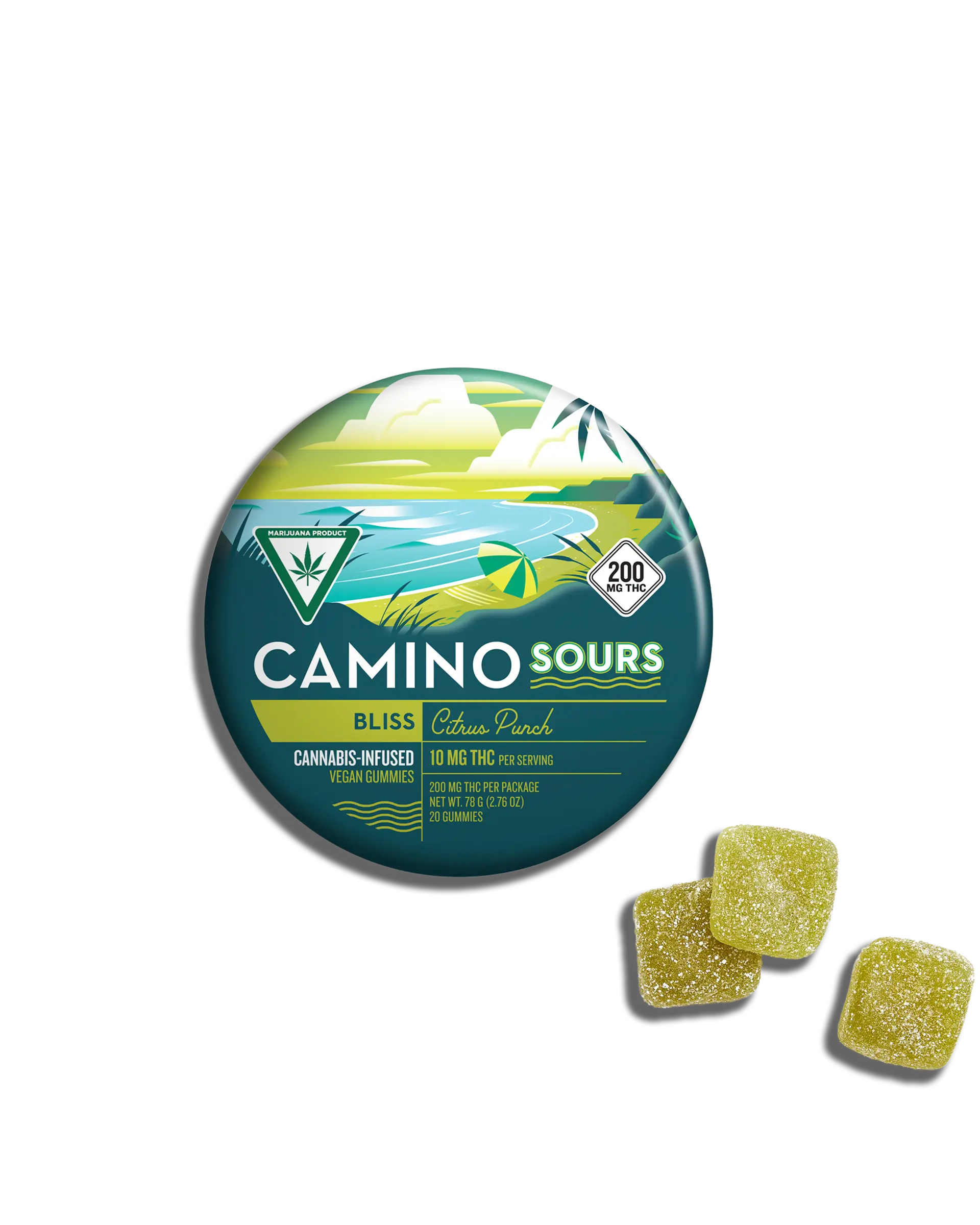 Sour Citrus Punch Gummies 20x10mg