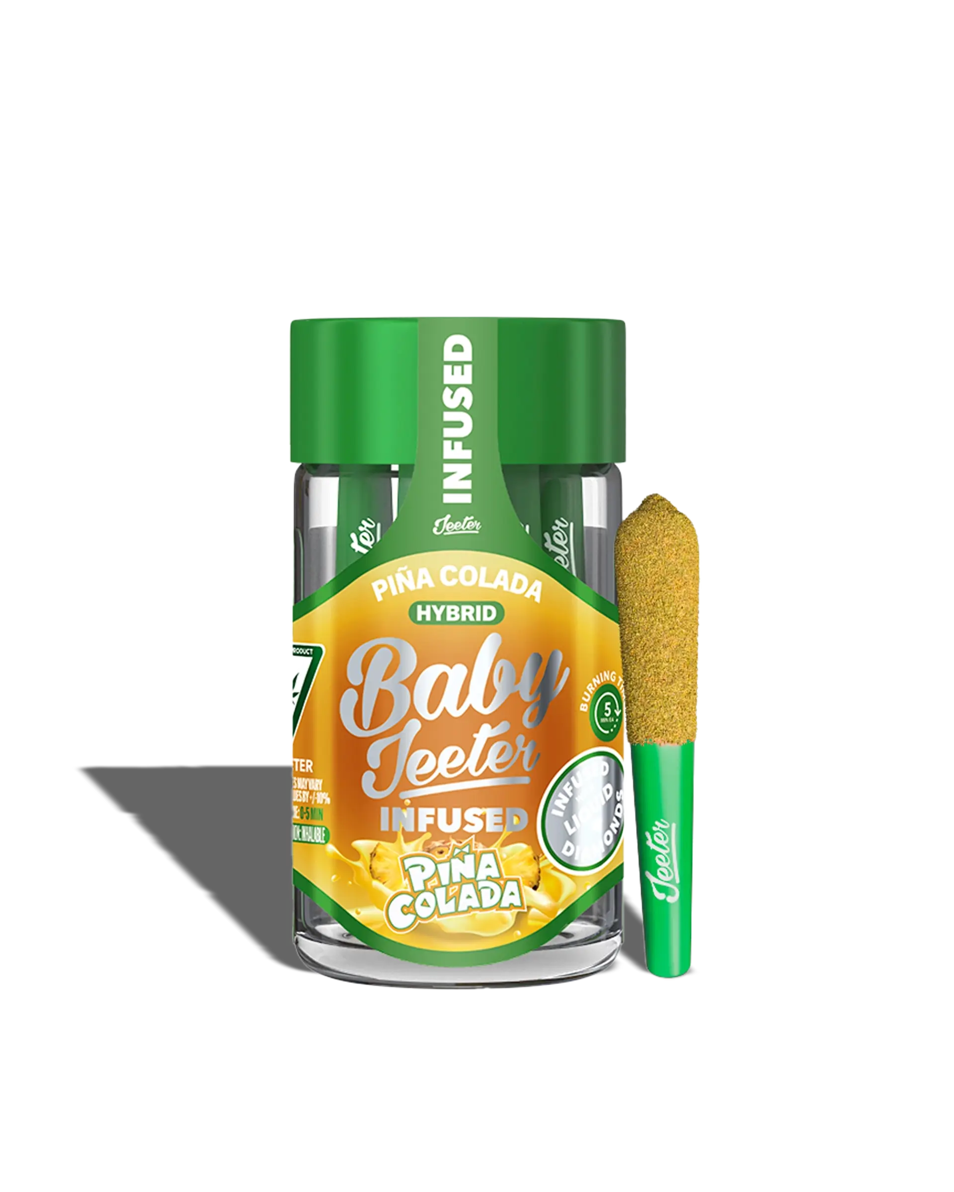 Baby Jeeter Pina Colada Infused Preroll 5-pack