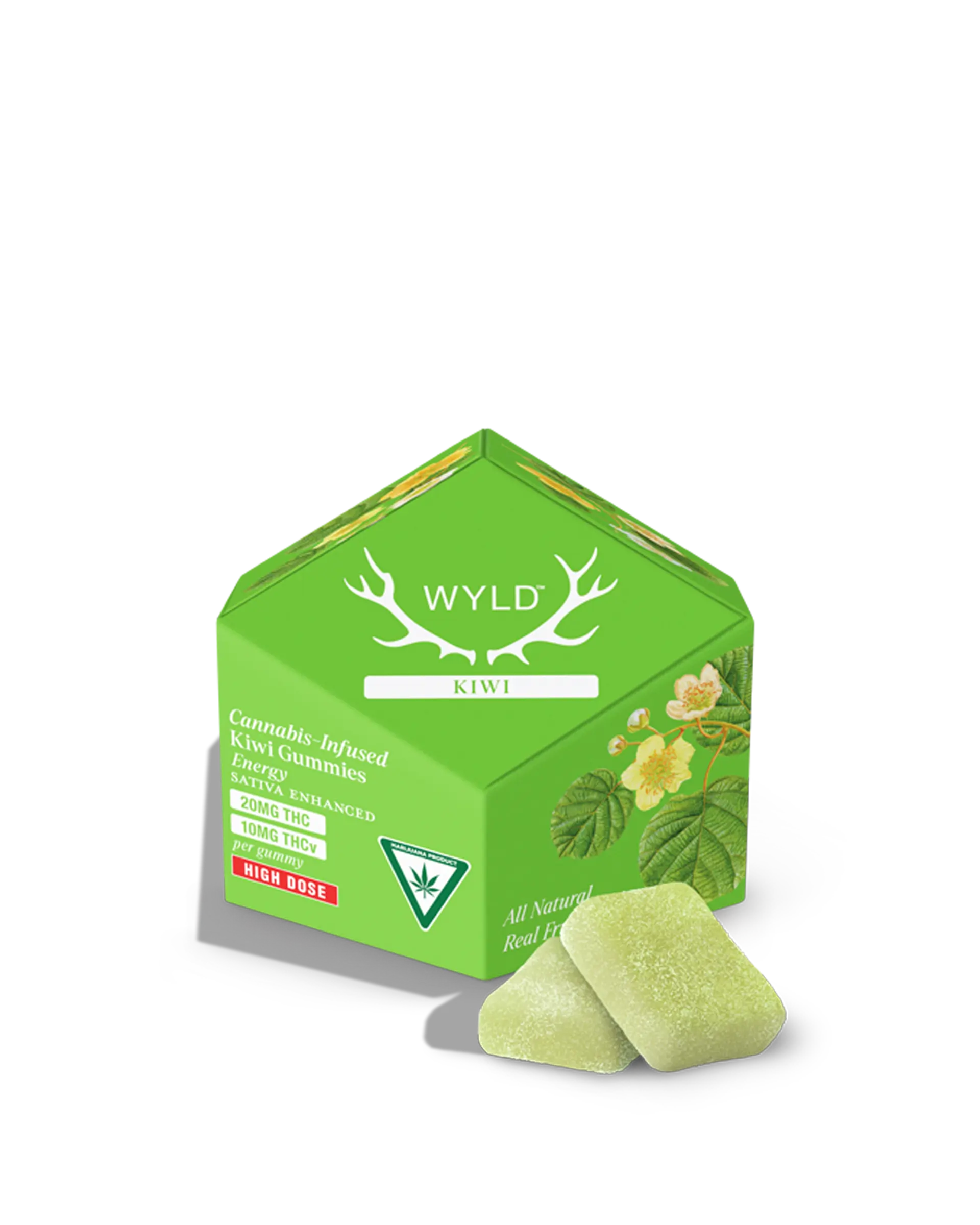 Kiwi 2:1 THC:THCv Gummies 10x20mg