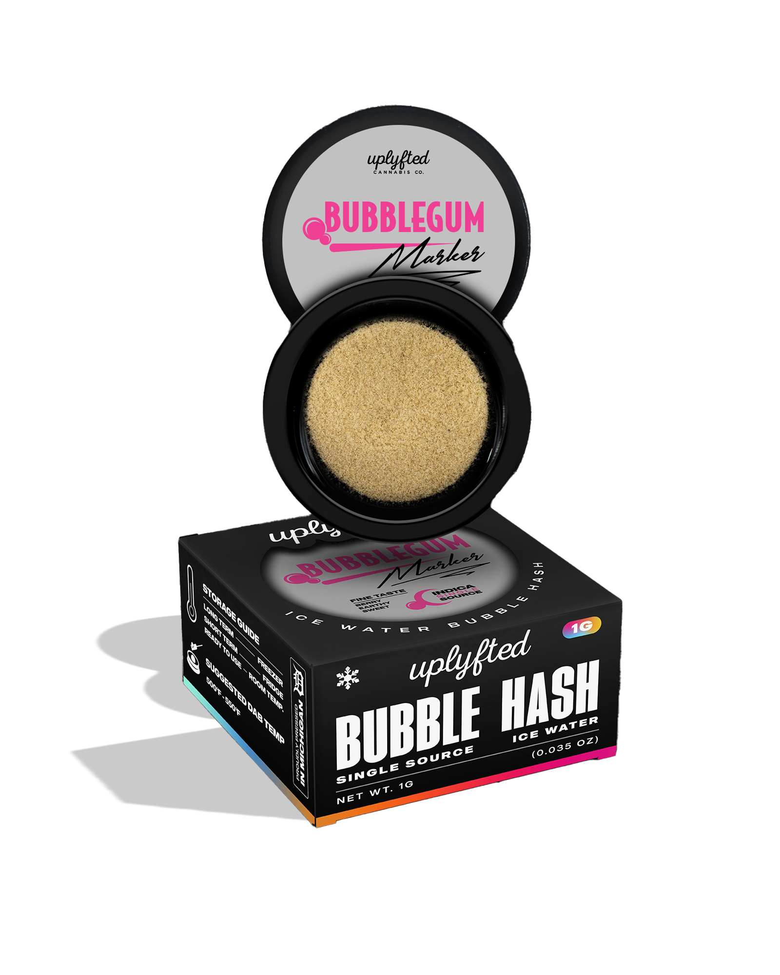 Bubblegum Marker Bubble Hash 1g, 1 of 1