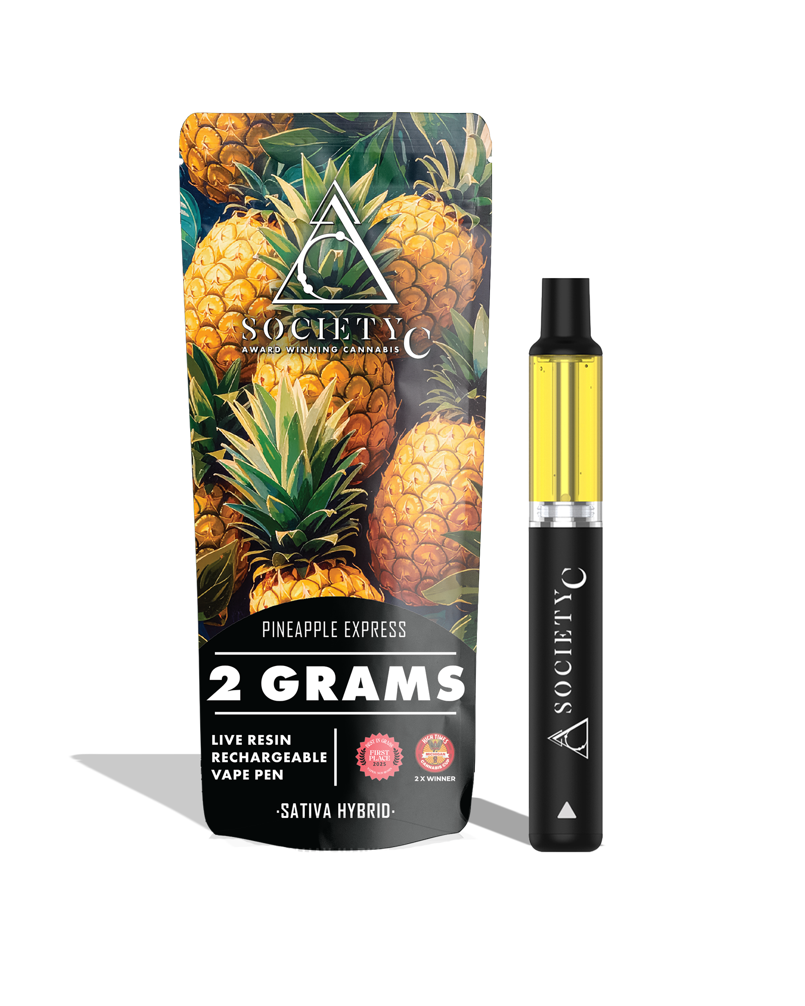 Pineapple Express Live Resin Disposable Cart 2g, 1 of 1