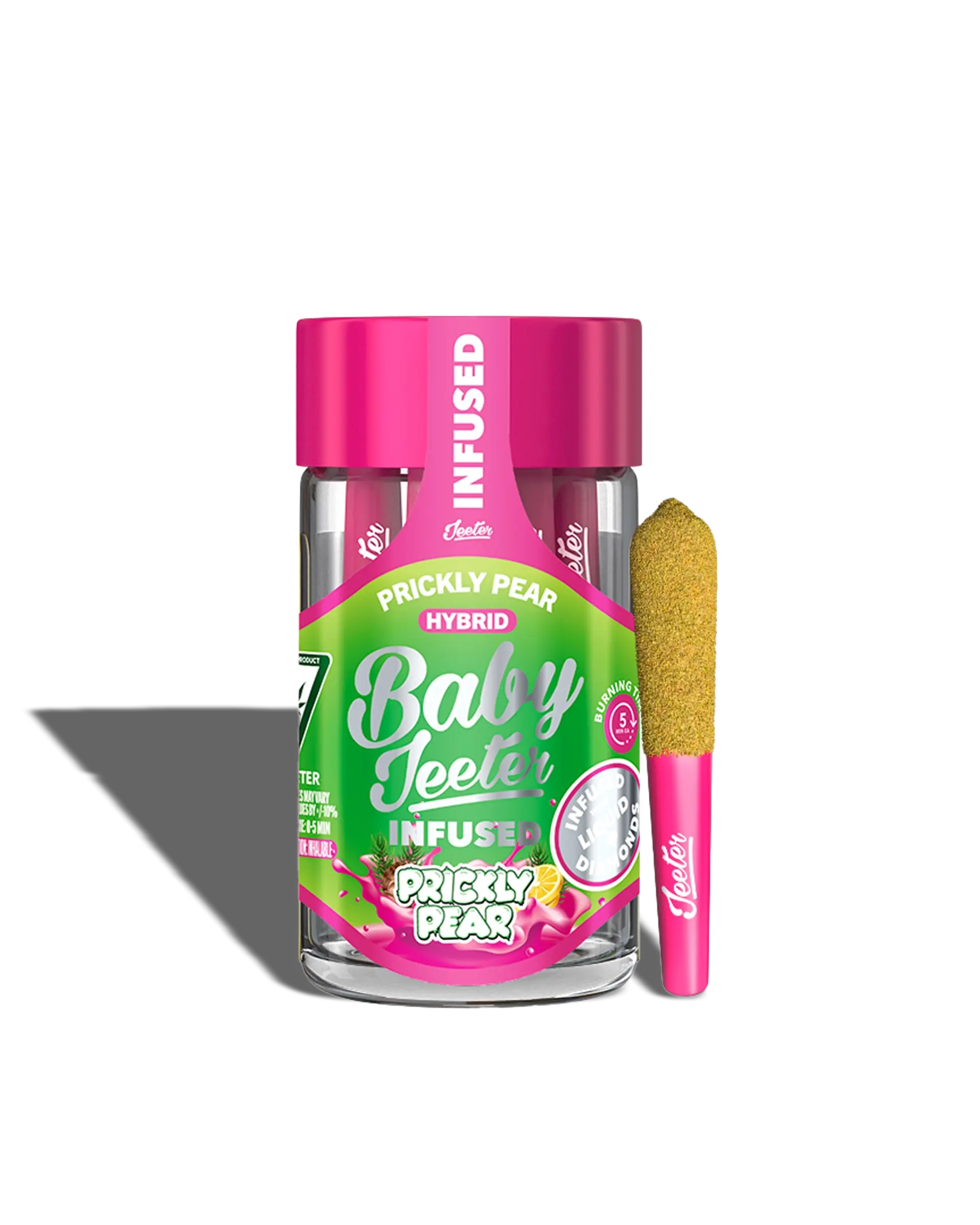 Baby Jeeter Prickly Pear Infused Preroll 5-pack