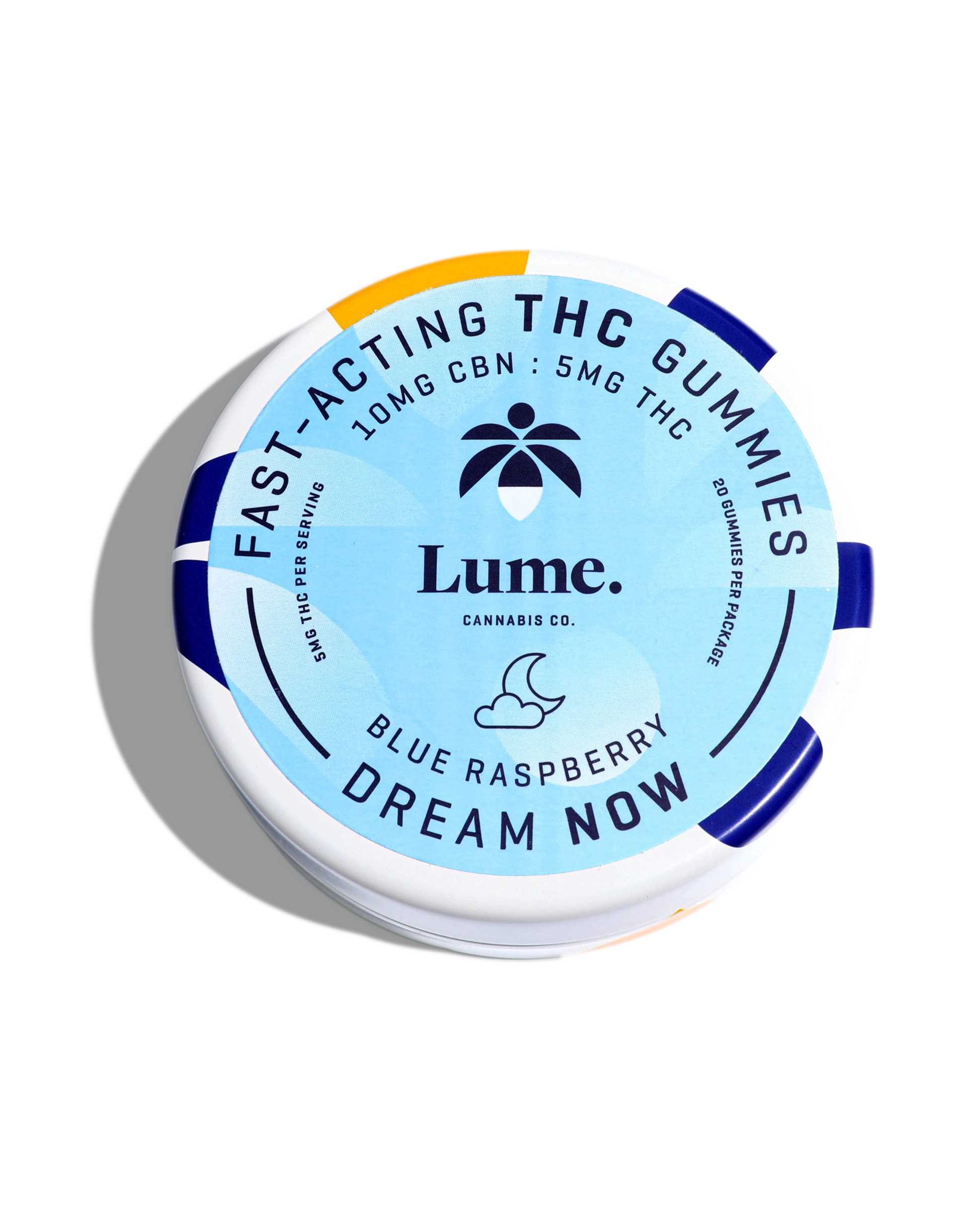 Dream 'Now' Blue Raspberry THC:CBN Gummies