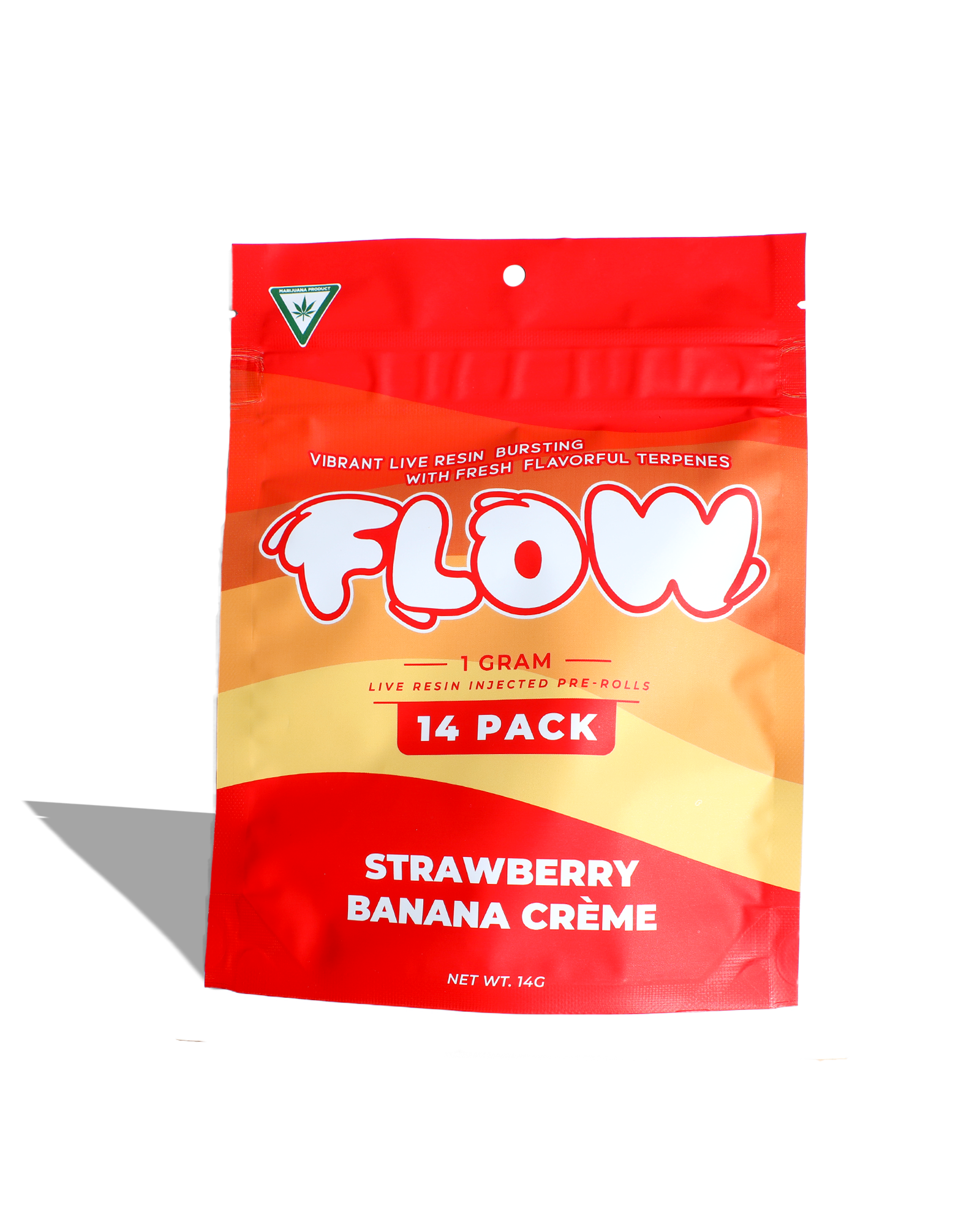 Strawberry Banana Creme Live Resin Infused Preroll 14-pack, 1 of 1