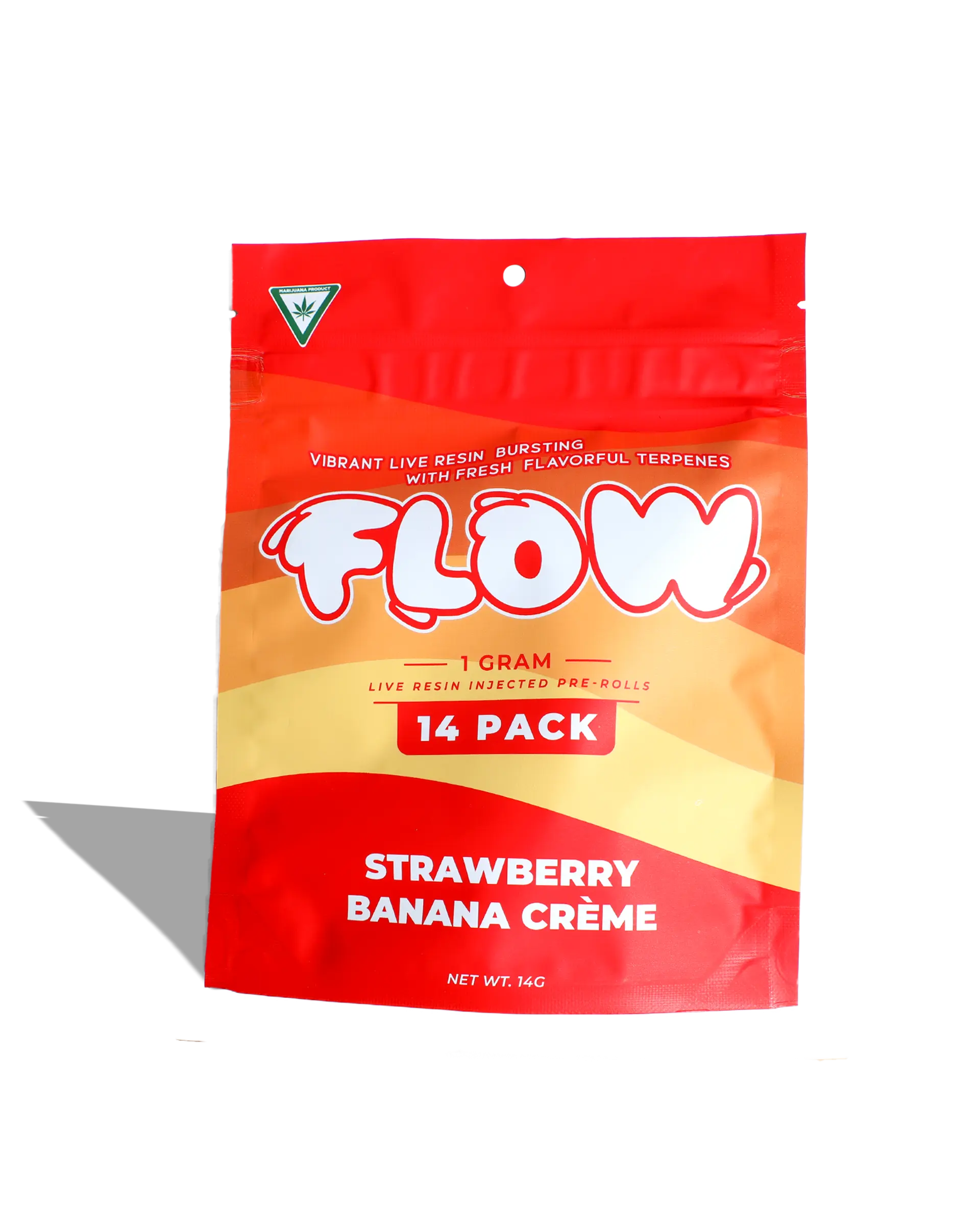 Strawberry Banana Creme Live Resin Infused Preroll 14-pack