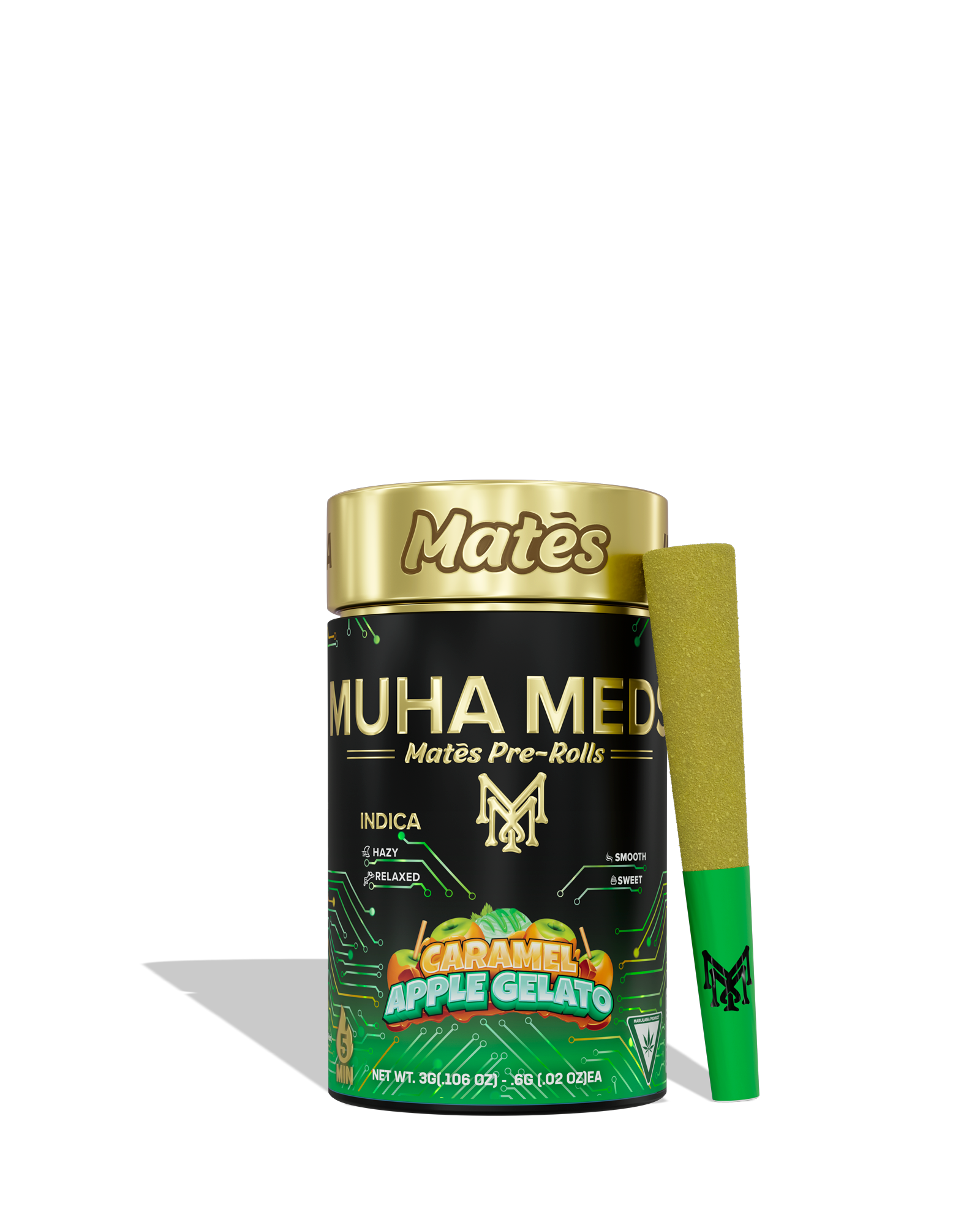 Caramel Apple Gelato Mates Infused Preroll 5-pack, 1 of 1