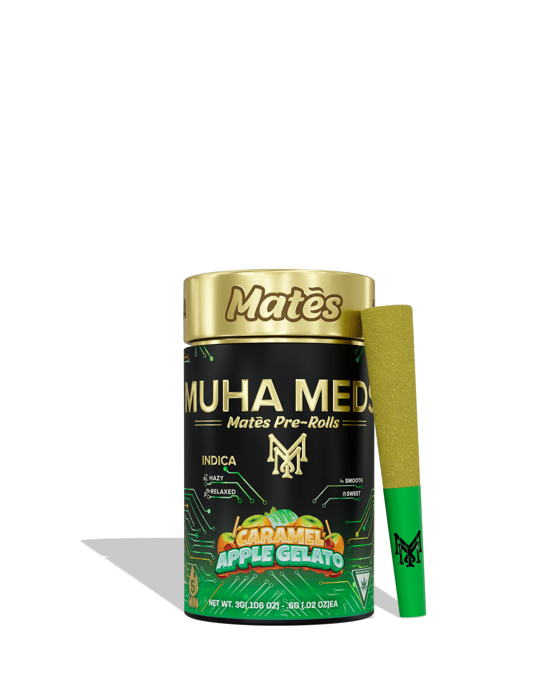 Caramel Apple Gelato Mates Infused Preroll 5-pack