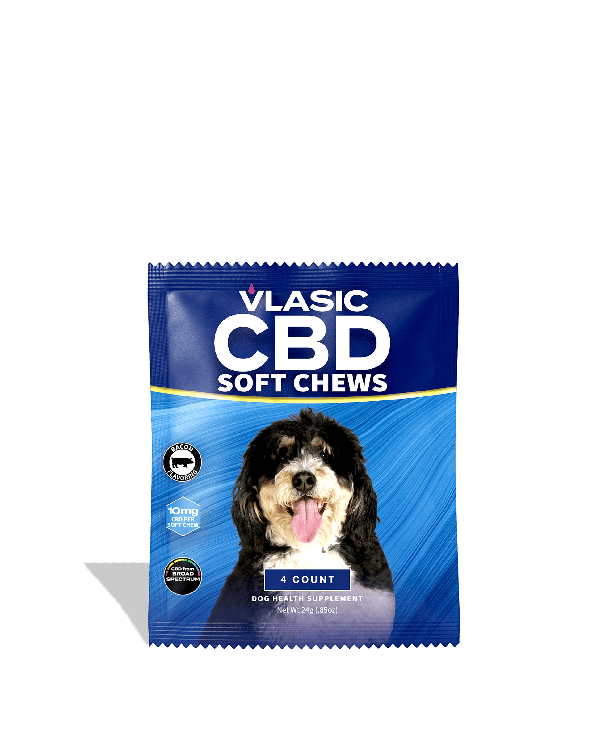 Bacon CBD Dog Chews 4-pack