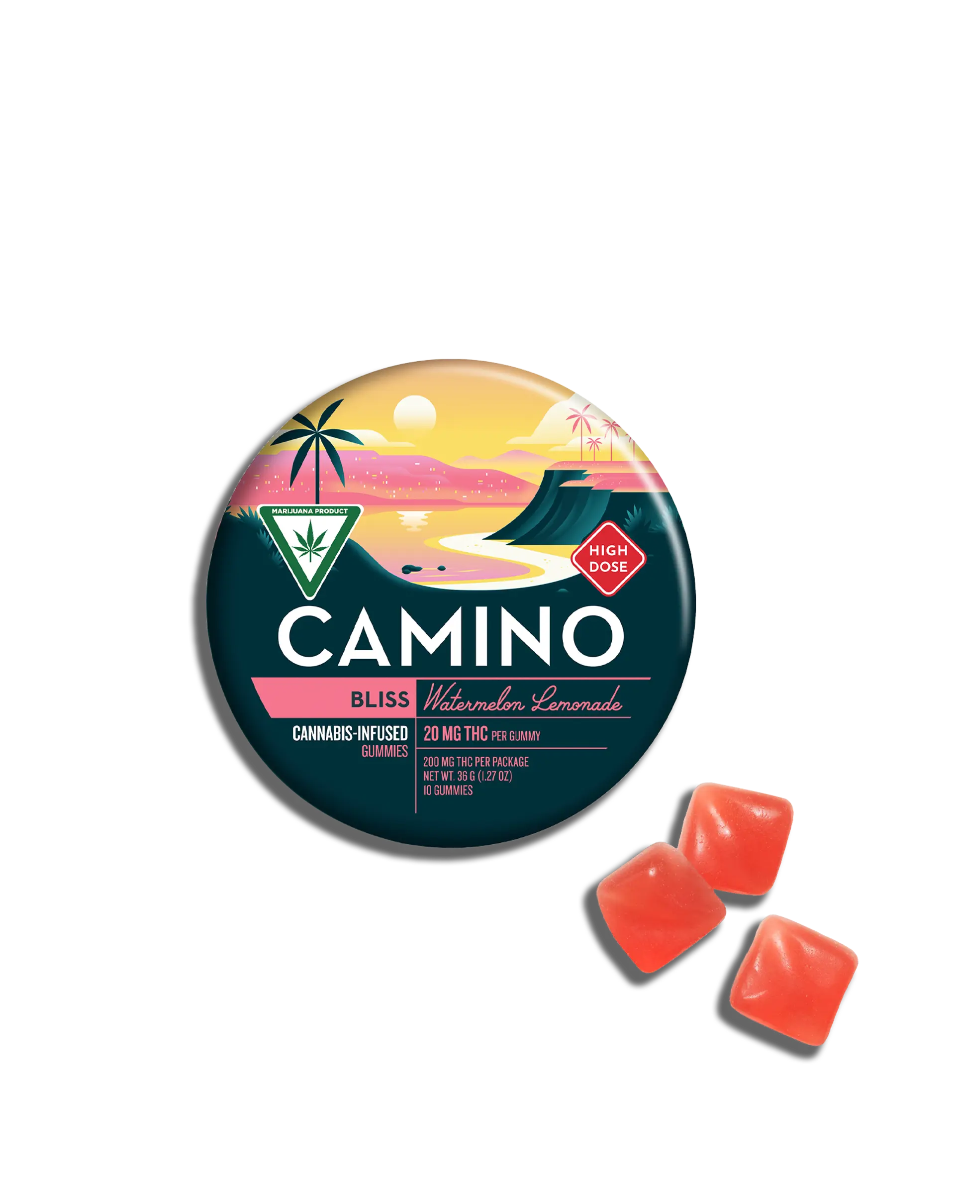 Watermelon Lemonade Gummies 10x20mg